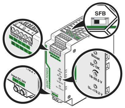 Phoenix Contact QUINT-PS/24DC/24DC/10 Hutschienen-Netzteil (DIN-Rail) 24 V/DC 10 A Anzahl Ausgänge:1 x Inhalt 1 St.