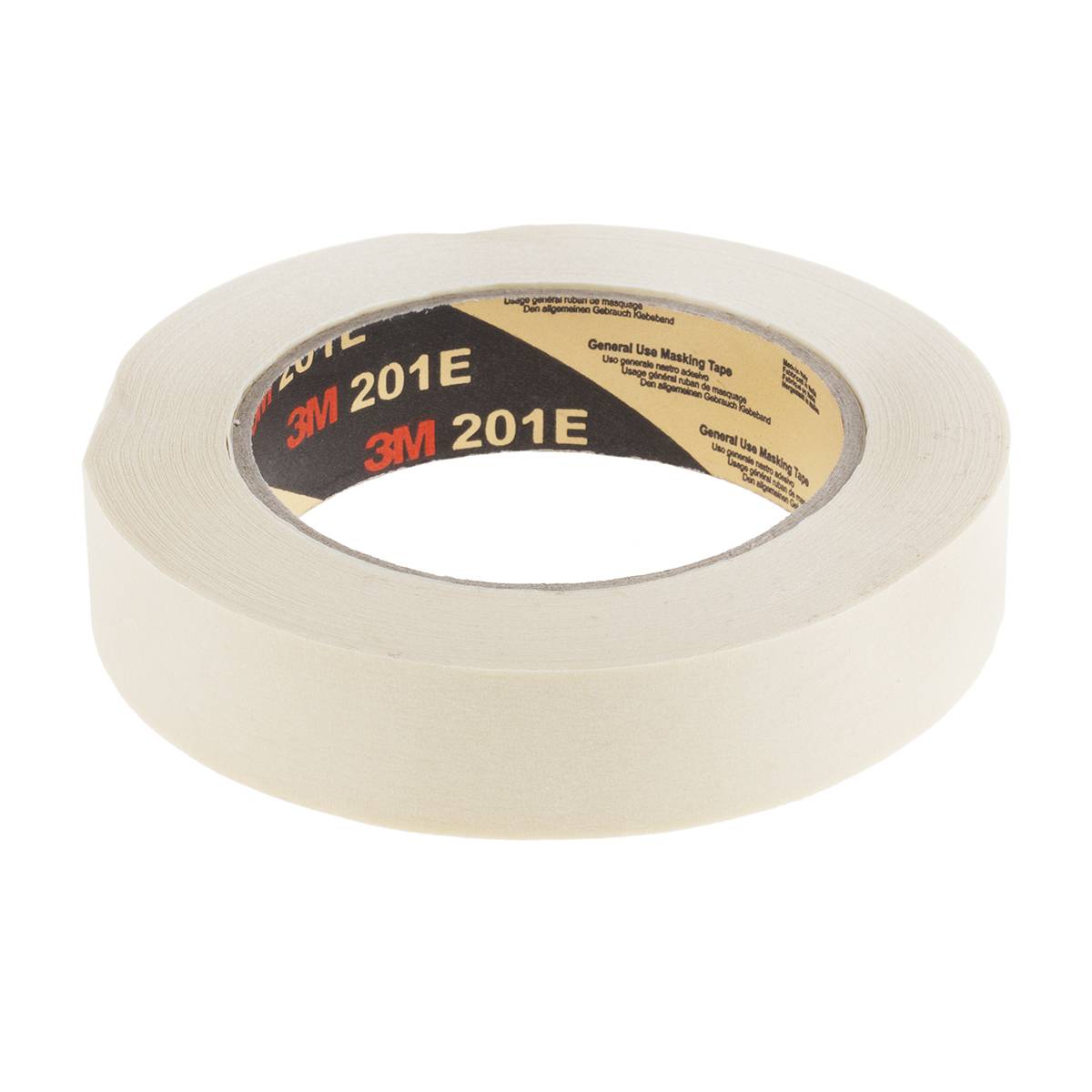 3M SCOTCH 201E Papier Abdeckband Beige, Stärke 0.14mm Gummi-Kleber 24mm x 50m