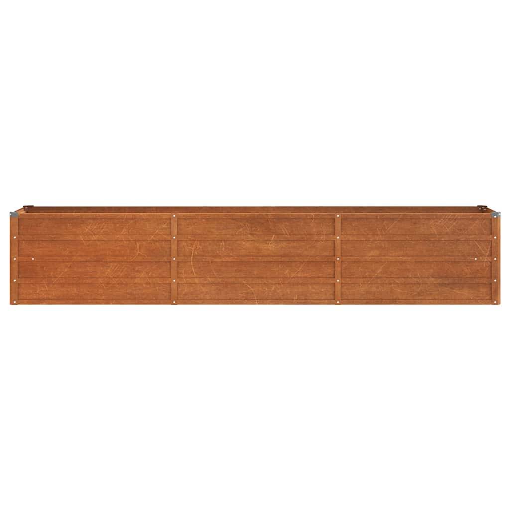vidaXL Hochbeet Rostig 240x40x45 cm Cortenstahl