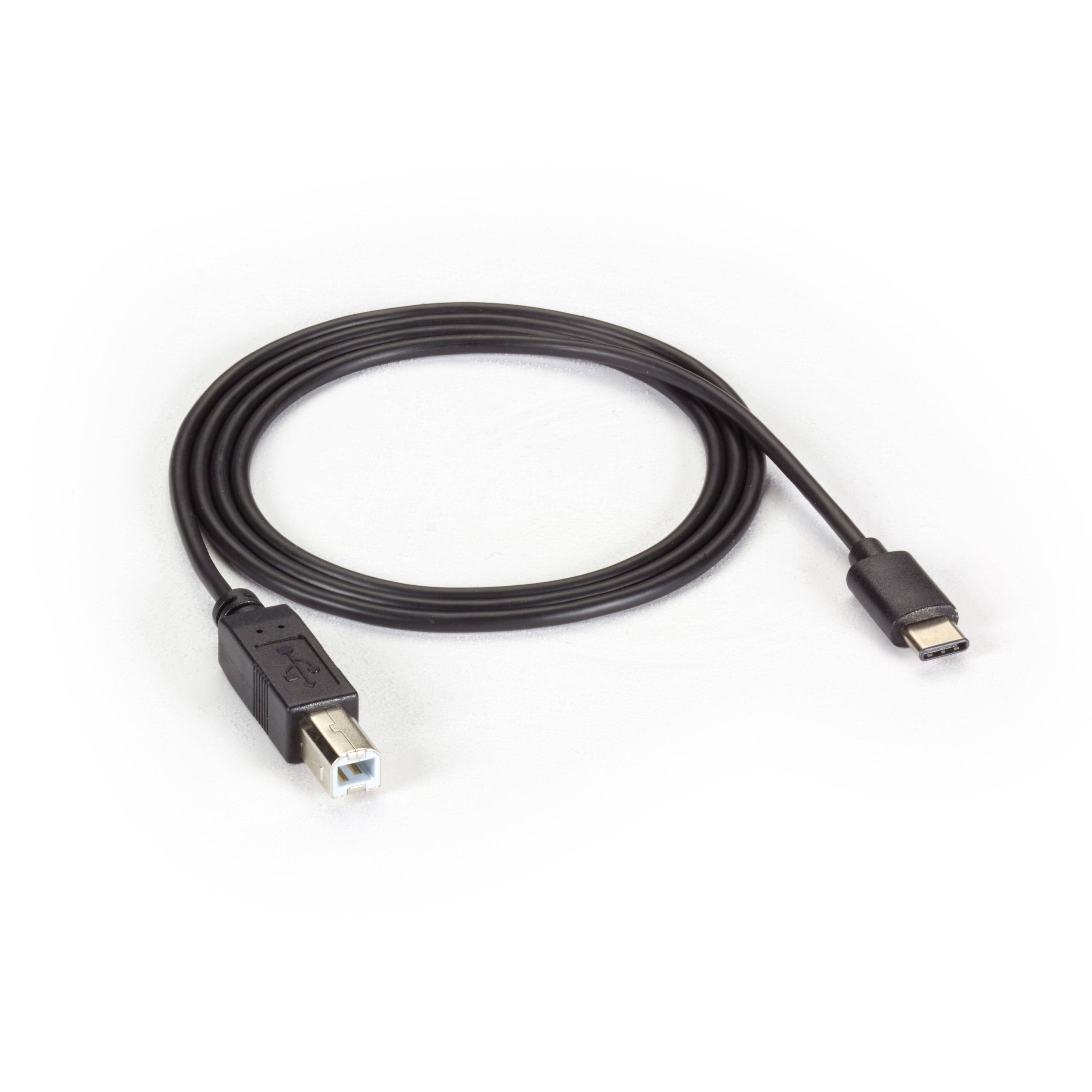 USB 3.1 Kabel - Typ C male (Stecker) zu USB 2.0 Typ B male (Stecker) - USB 3.1 to USB 2.0, 1m,