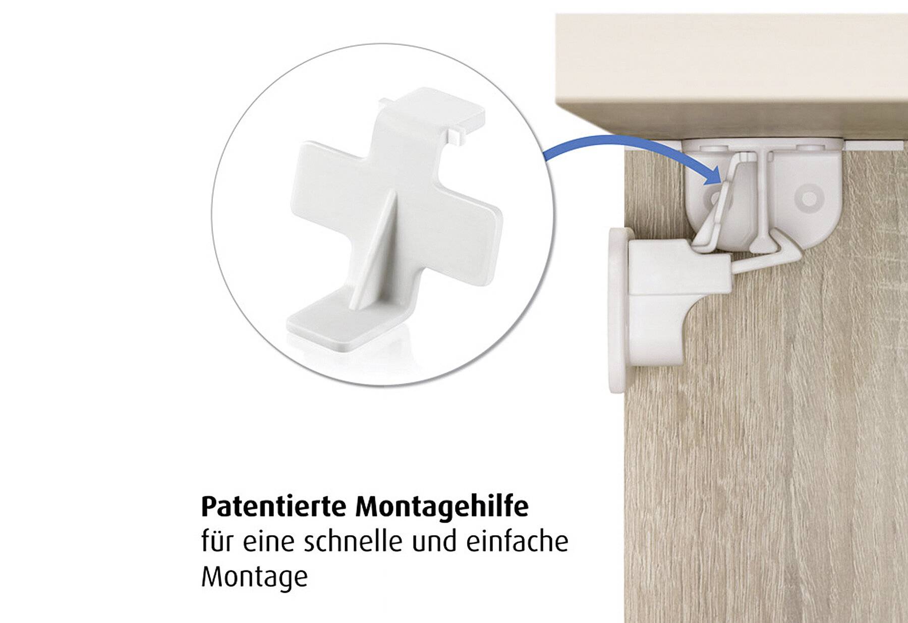 Reer Magnetschloss, 1 Stück, Schrank-Sicherung und Schubladen-Sicherung, vom Schwäbischen