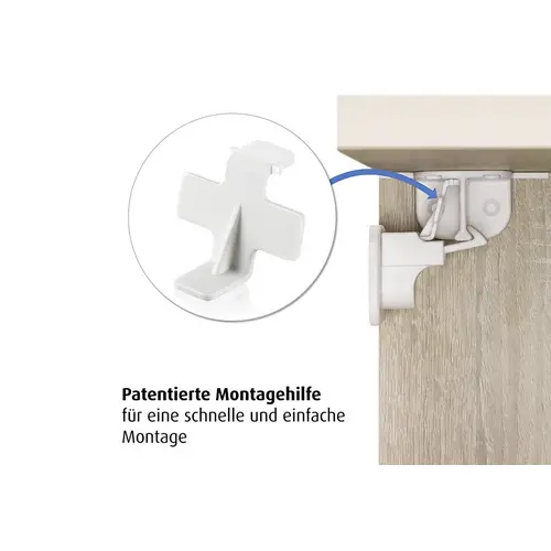 Reer Magnetschloss, 1 Stück, Schrank-Sicherung und Schubladen-Sicherung, vom Schwäbischen Reer Magnetschloss, 1 Stück, Schrank-Sicherung und Schubladen-Sicherung, vom Schwäbischen