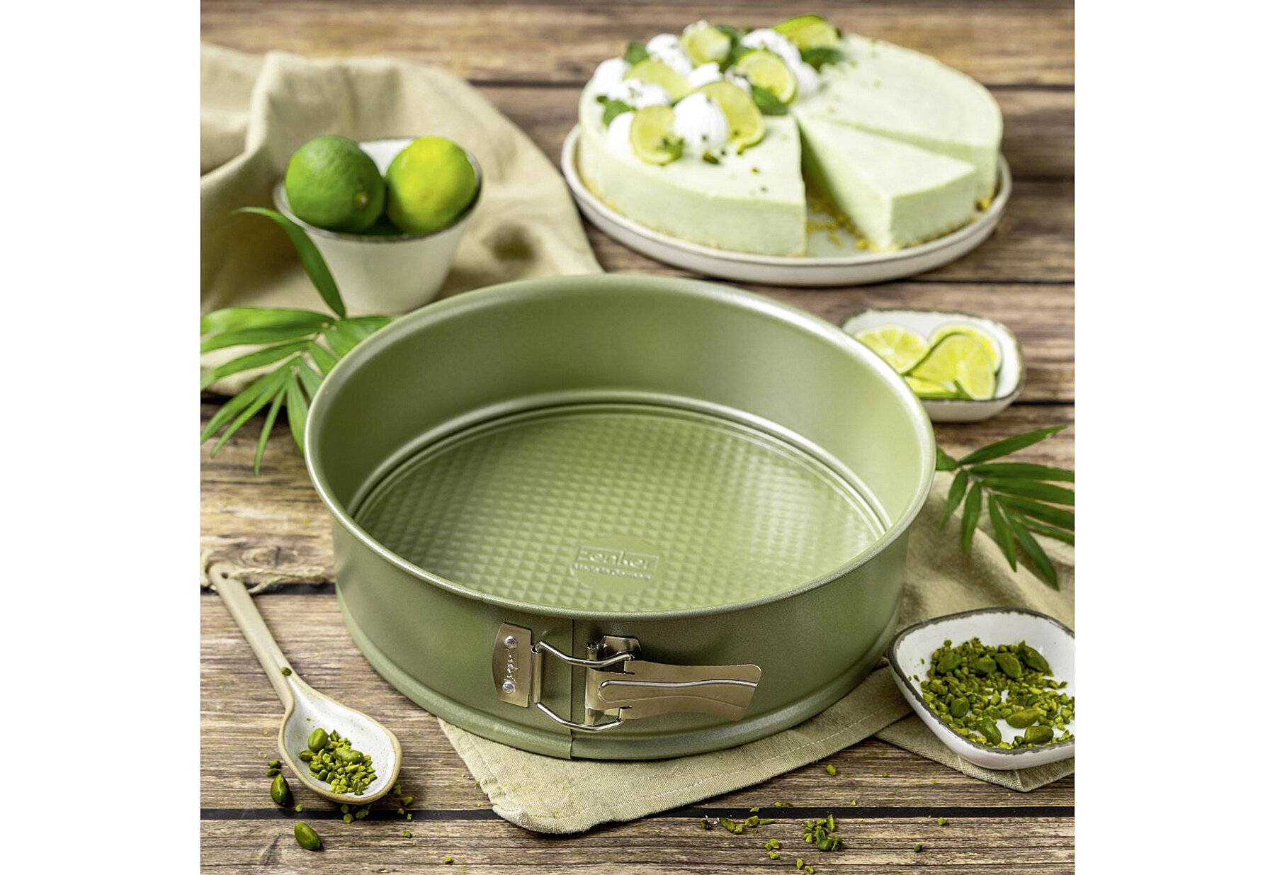 Zenker Springform, umweltfreundlich, antihaftbeschichtet, ILAG,Carnaubawachs, 20,5 x 6,5 cm,