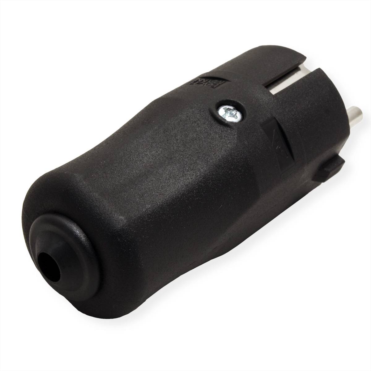 Bachmann 960.101 Schutzkontaktstecker Polypropylen 250 V Schwarz IP20