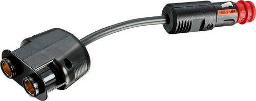 67662200 2fach Zigarettenanzünder-Verteiler Anzahl Normkupplungen 2 x Belastbarkeit Strom ma