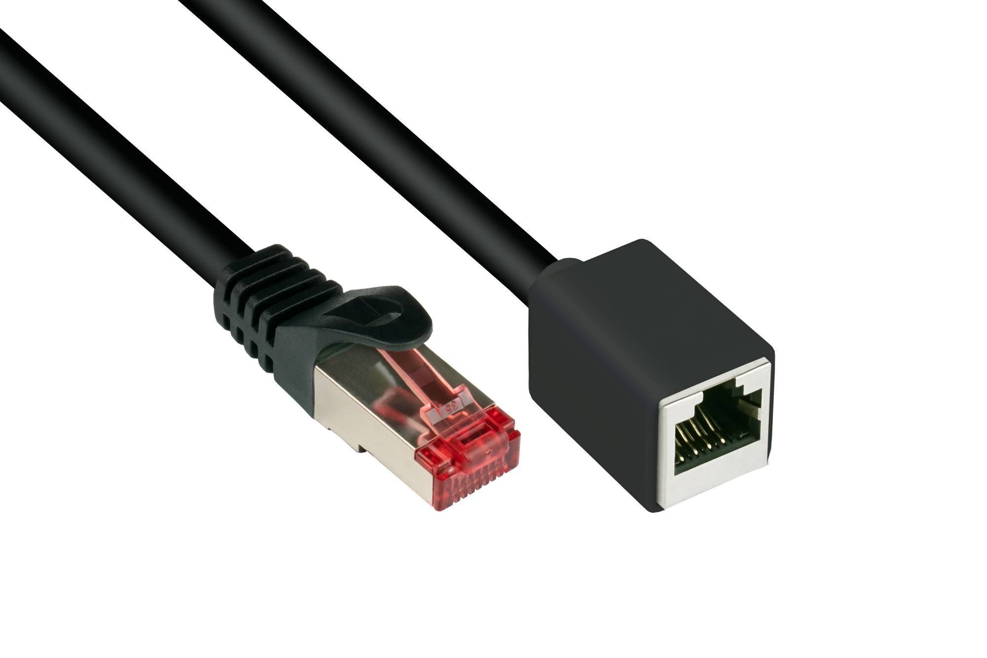 Good Connections Cat.6 Patchkabelverl. S/FTP schwarz 10m