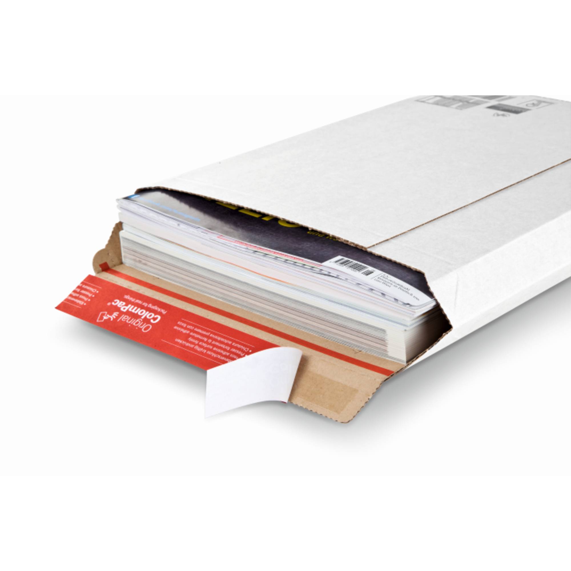 Versandtasche 570x420x50mm weiß