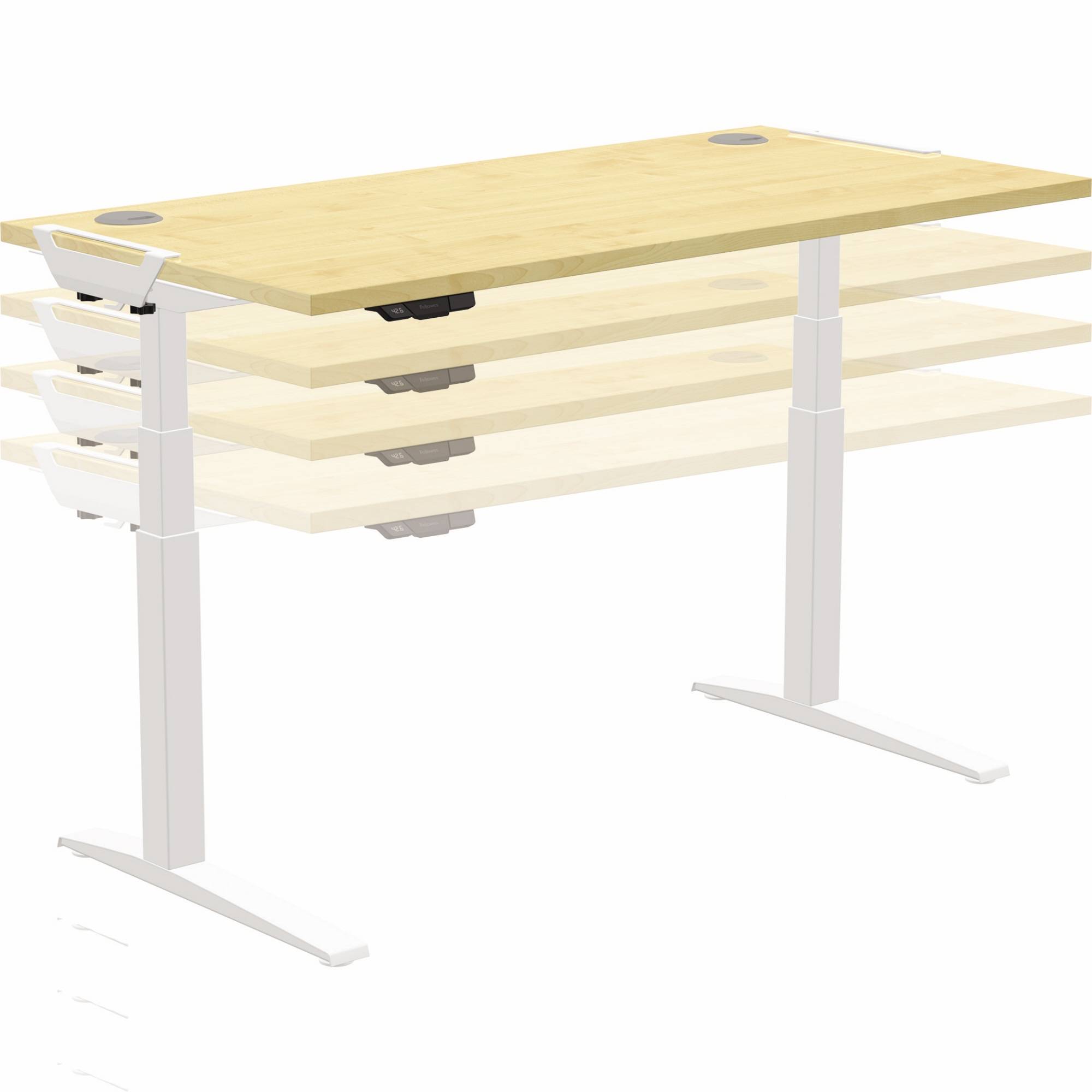 Fellowes Schreibtisch Levado 9768401 180x80cm ahorn