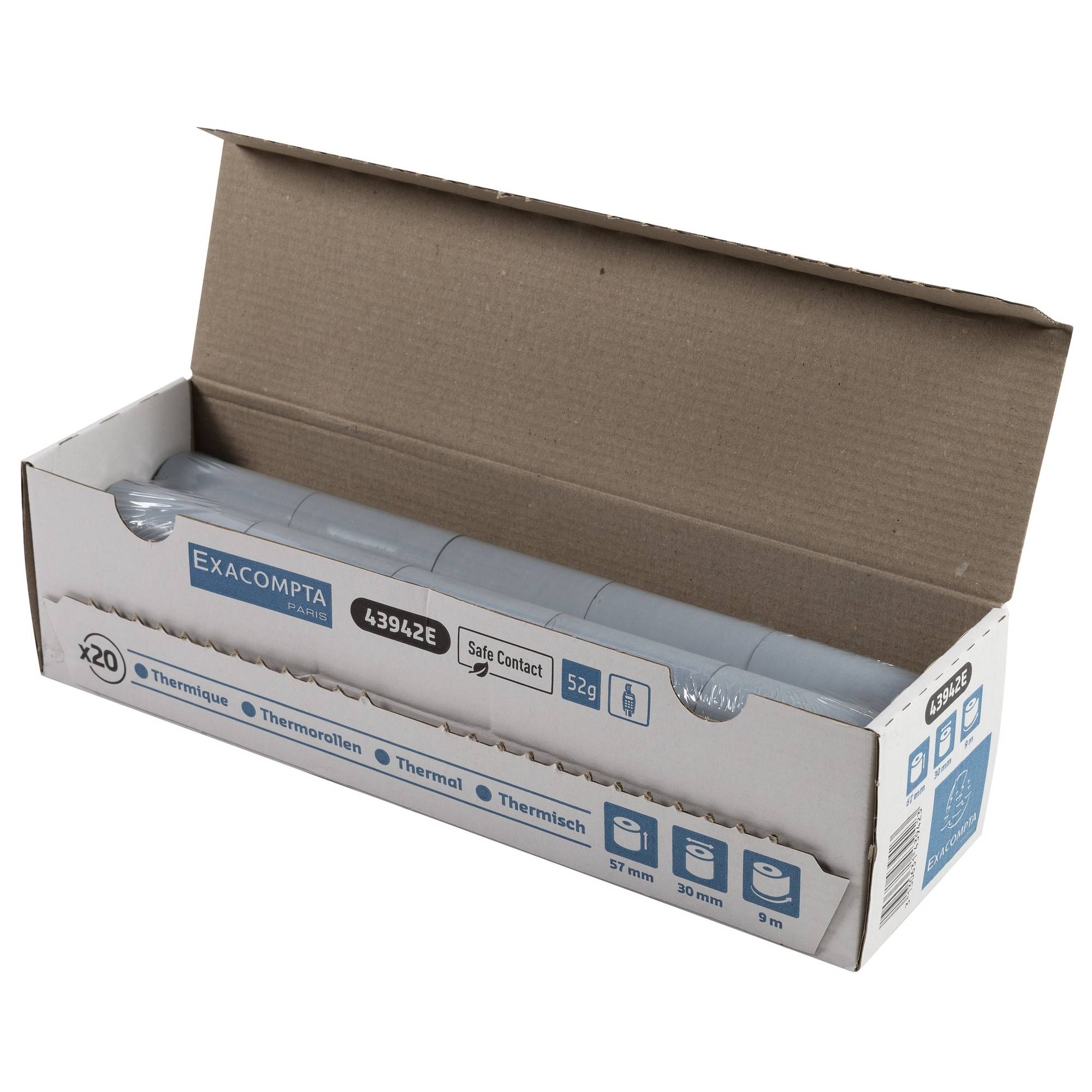 Exacompta Thermorolle SafeContact 43942E 57mmx9m 20 St./Pack.