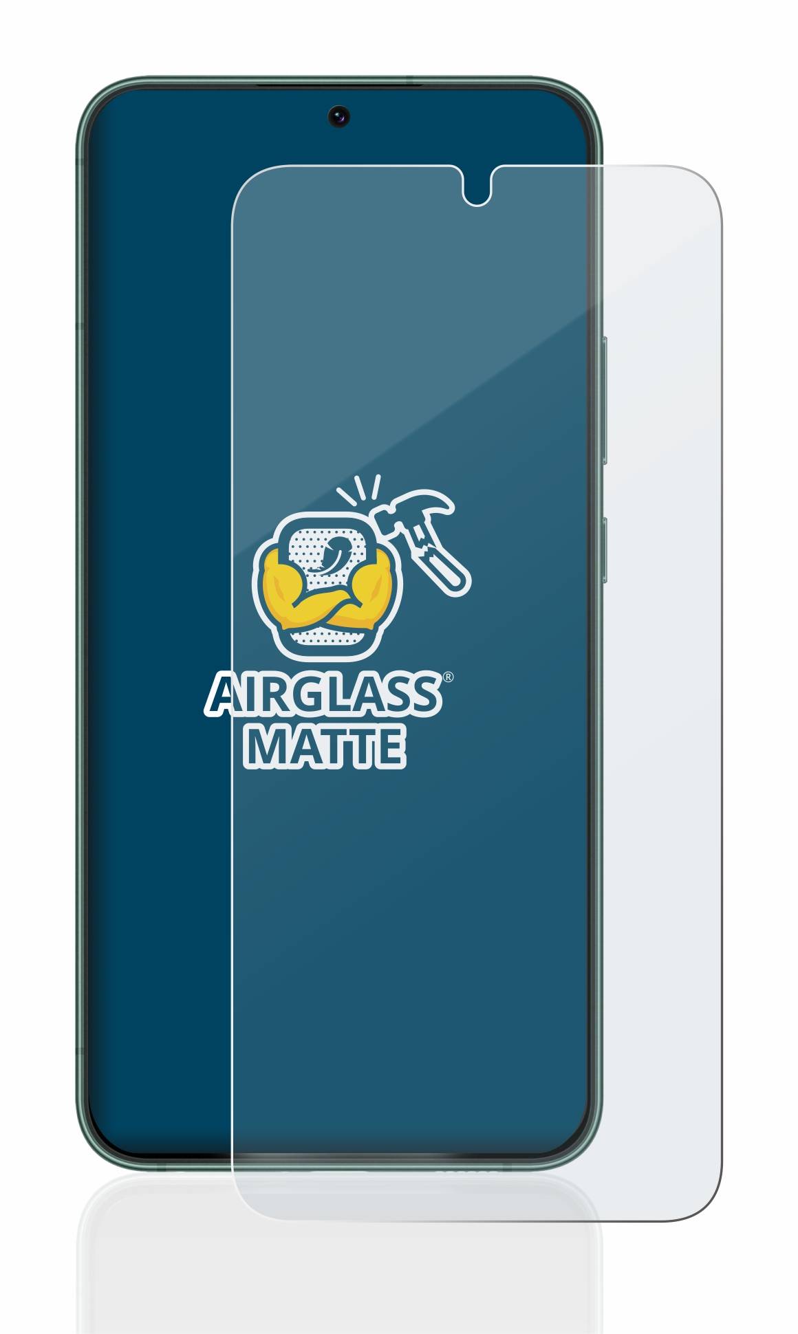 BROTECT AirGlass Matt Glas Schutz Folie für Samsung Galaxy S22 Plus 5G