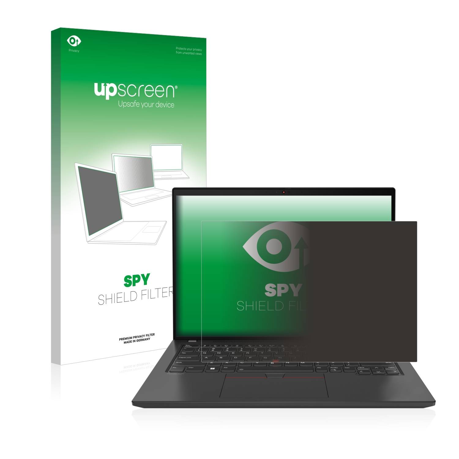 upscreen Blickschutzfilter für Lenovo ThinkPad T14 Gen 3 Blaulichtfilter Sichtschutz Privacy Anti Spy abnehmbar