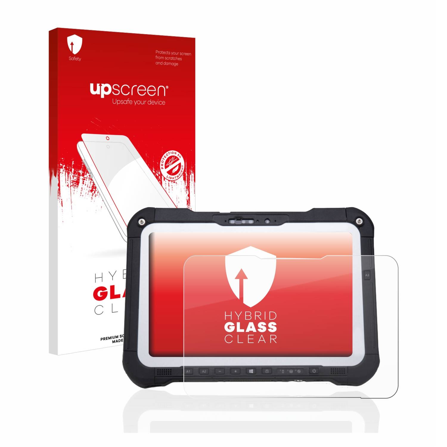 upscreen Flexible Schutz Glas Folie für Panasonic Toughbook FZ-G2 / Toughbook G2 Schutzglas 9H Hybridglas Klar