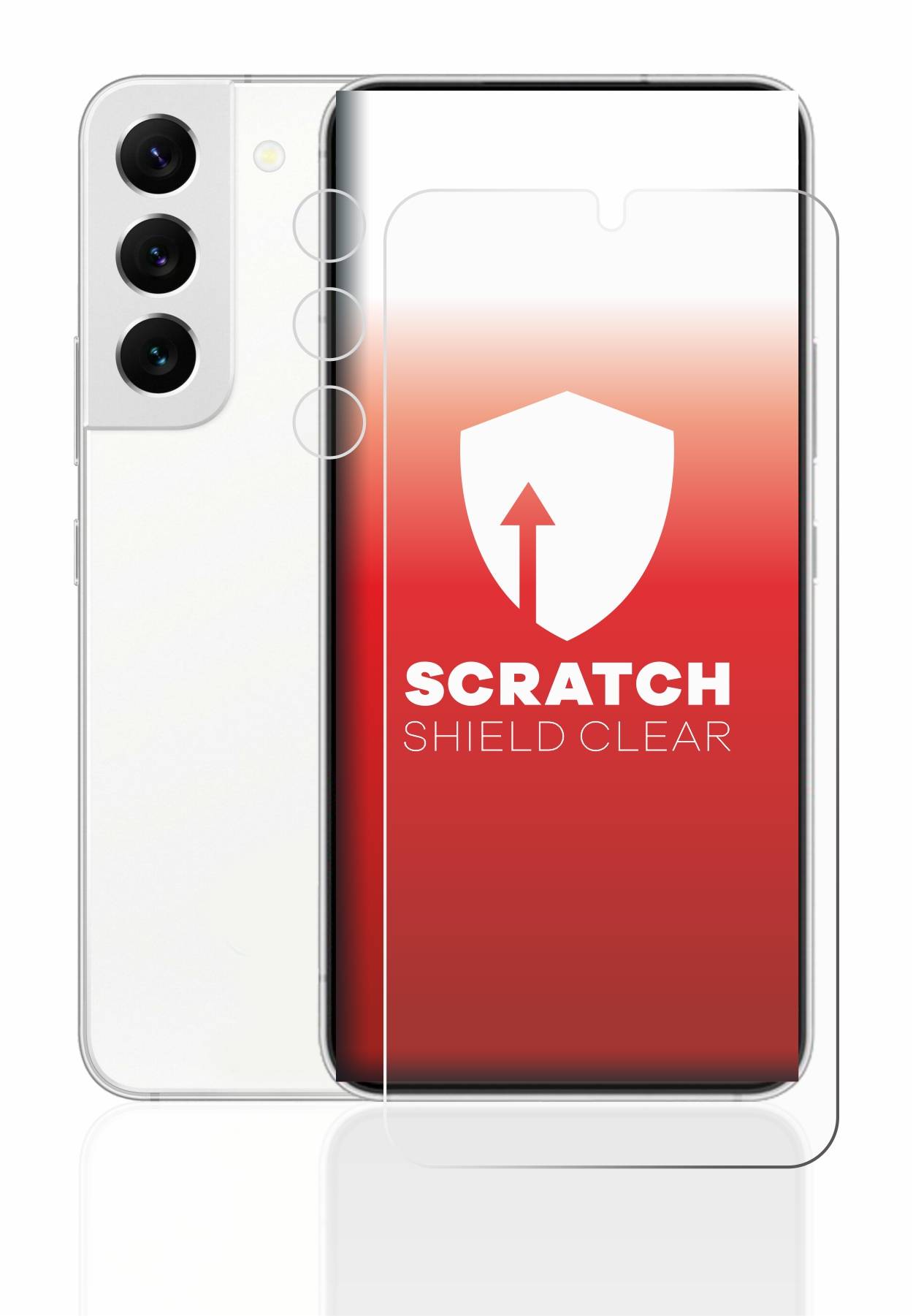 upscreen Scratch Shield Schutzfolie für Samsung Galaxy S22 5G (Display+Kamera)