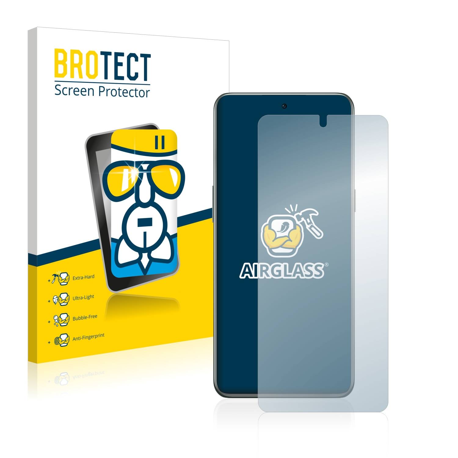 BROTECT AirGlass Glas Schutz-Folie für OnePlus 10T 5G - Schutzglas