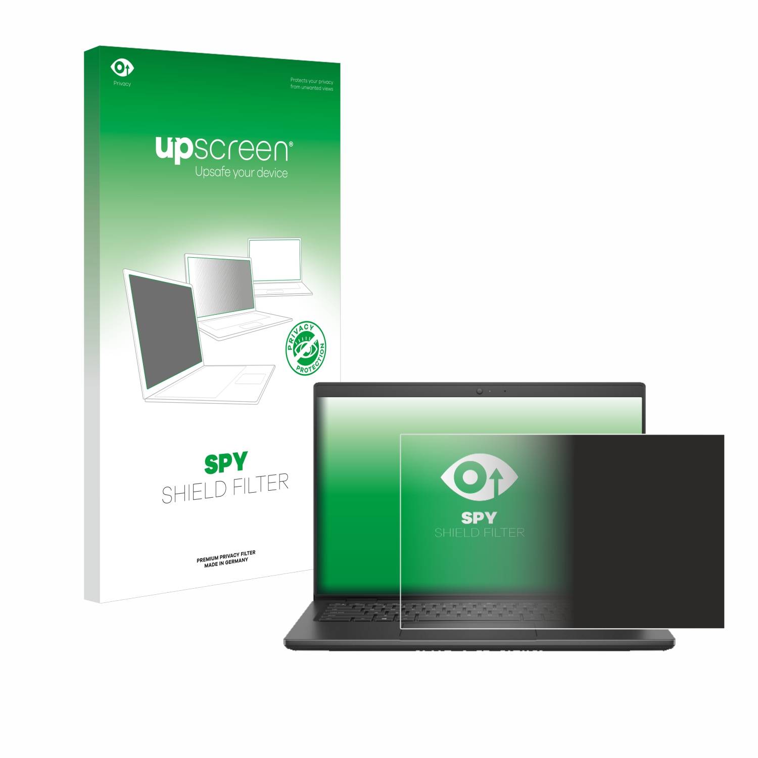 upscreen Blickschutzfilter für Dell Latitude 3420 Blaulichtfilter Sichtschutz Privacy Anti Spy abnehmbar