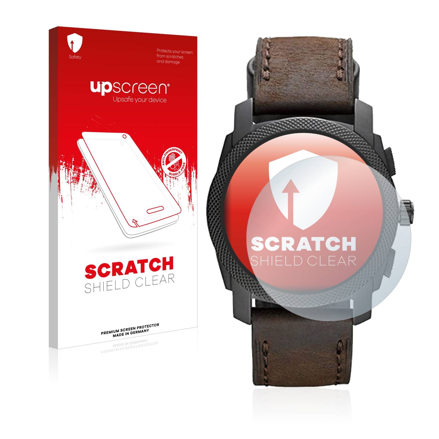 upscreen Scratch Shield Schutzfolie für Fossil Chronograph
