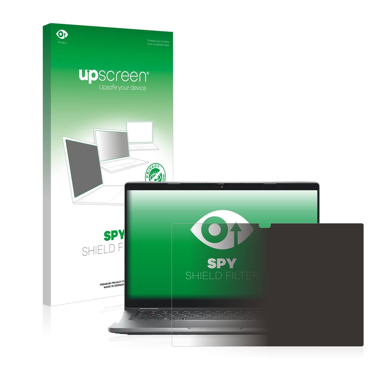 upscreen Blickschutzfilter für Dell Latitude 5330 2-in-1 Blaulichtfilter Sichtschutz Privacy Anti Spy abnehmbar