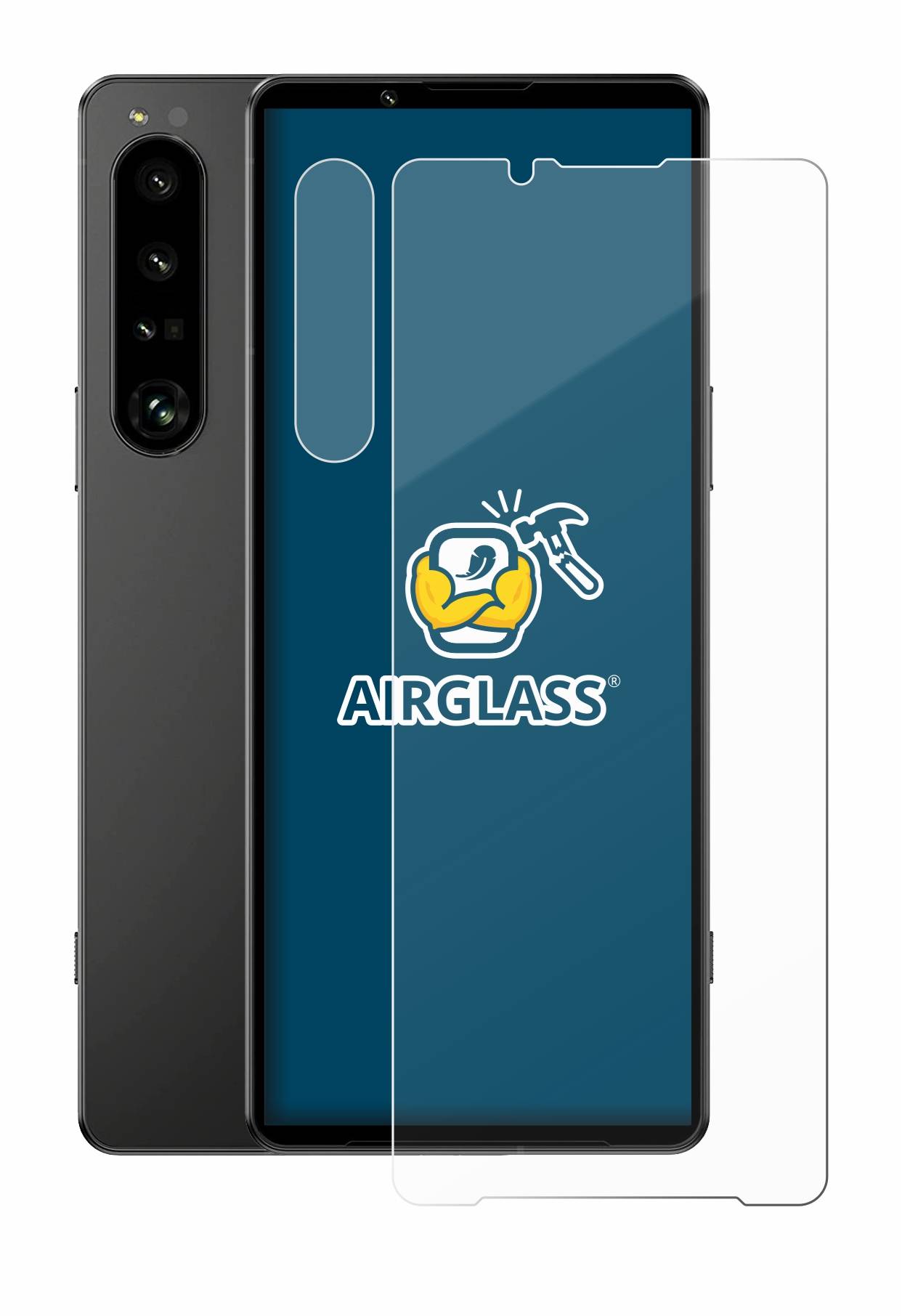 BROTECT AirGlass Glas Schutz-Folie für Sony Xperia 1 IV (Display+Kamera) - Schutzglas