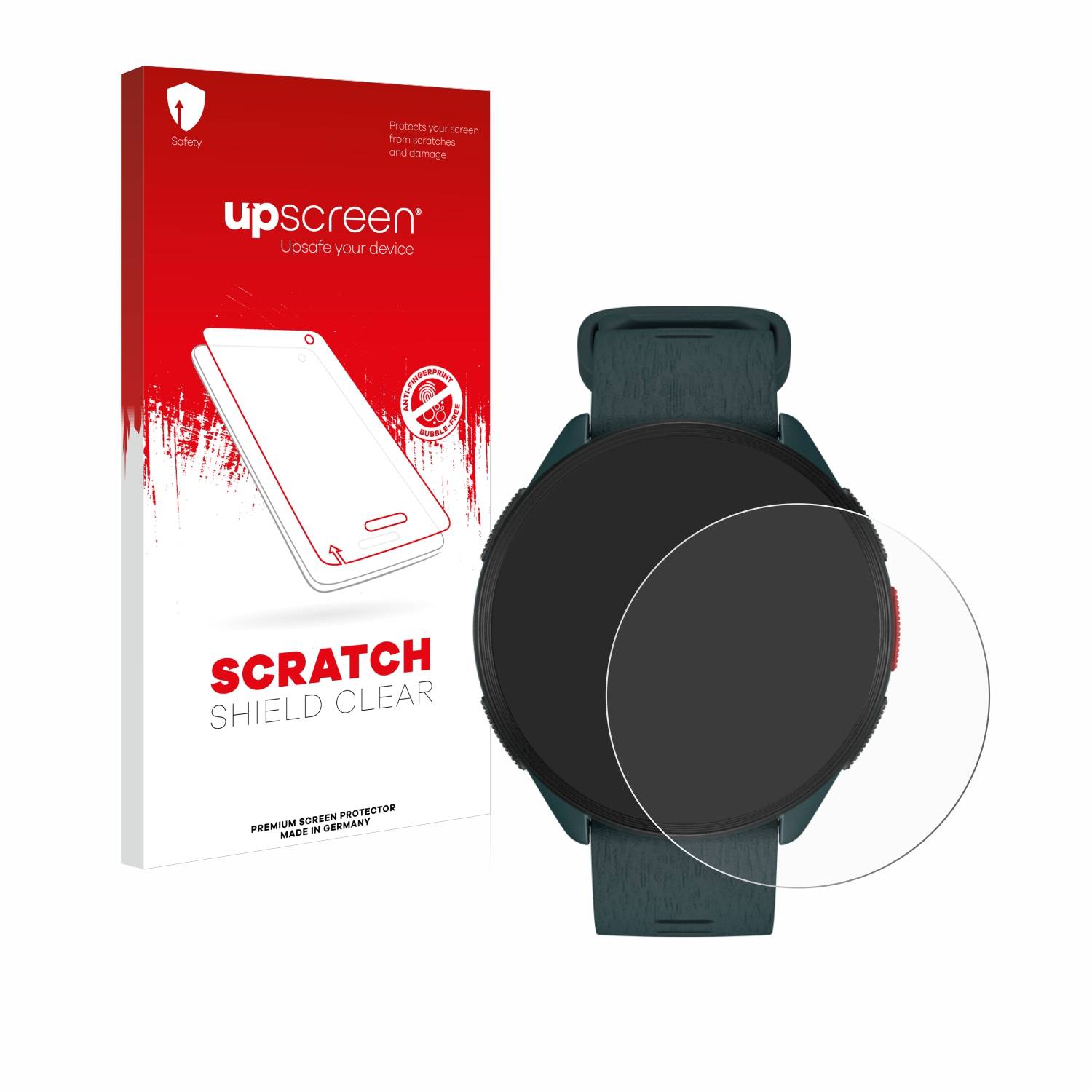 upscreen Schutzfolie für Polar Pacer Kratzschutz Anti-Fingerprint Klar