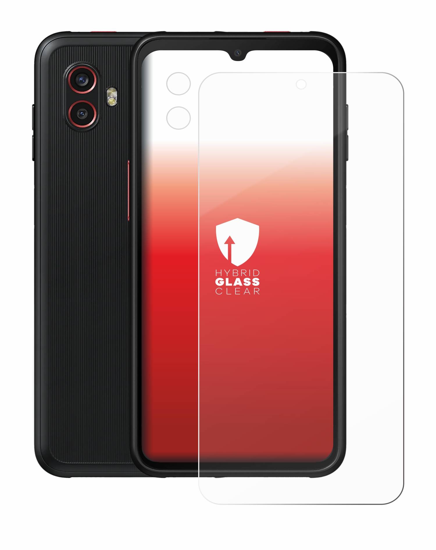 upscreen Hybrid Glas Panzer-Folie für Samsung Galaxy Xcover 6 Pro (Display+Kamera)