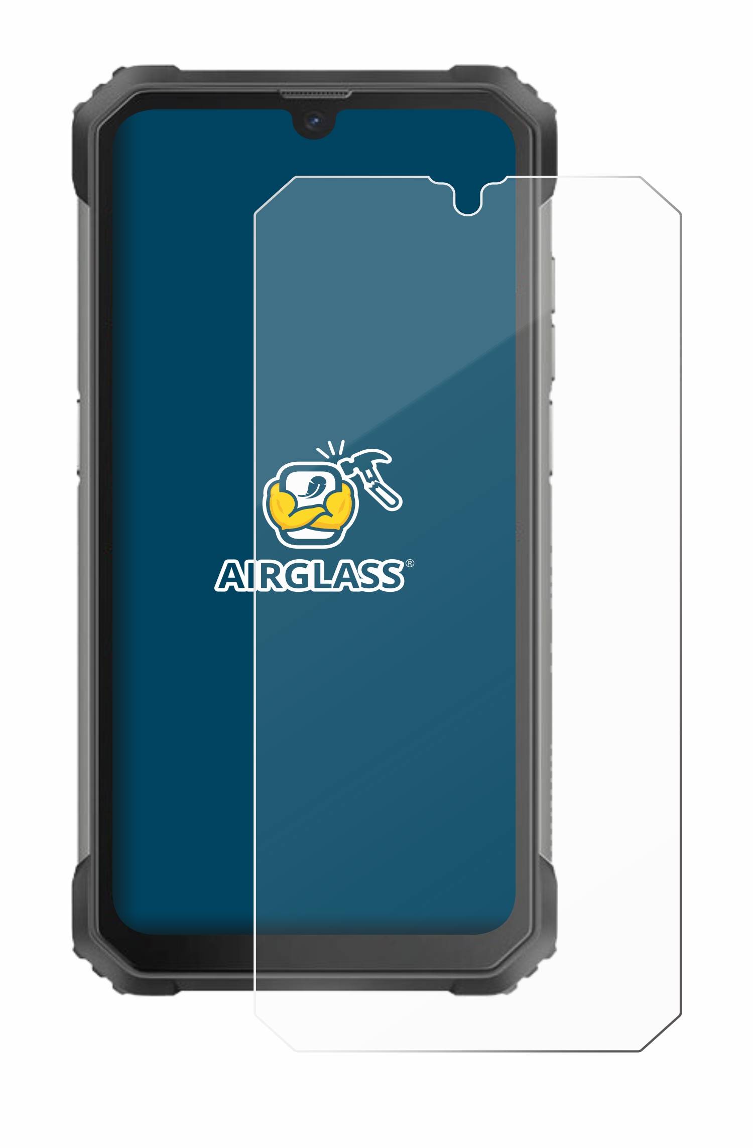 BROTECT AirGlass Flexible Schutz Glas Folie für Blackview BV8800 Klar Transparent