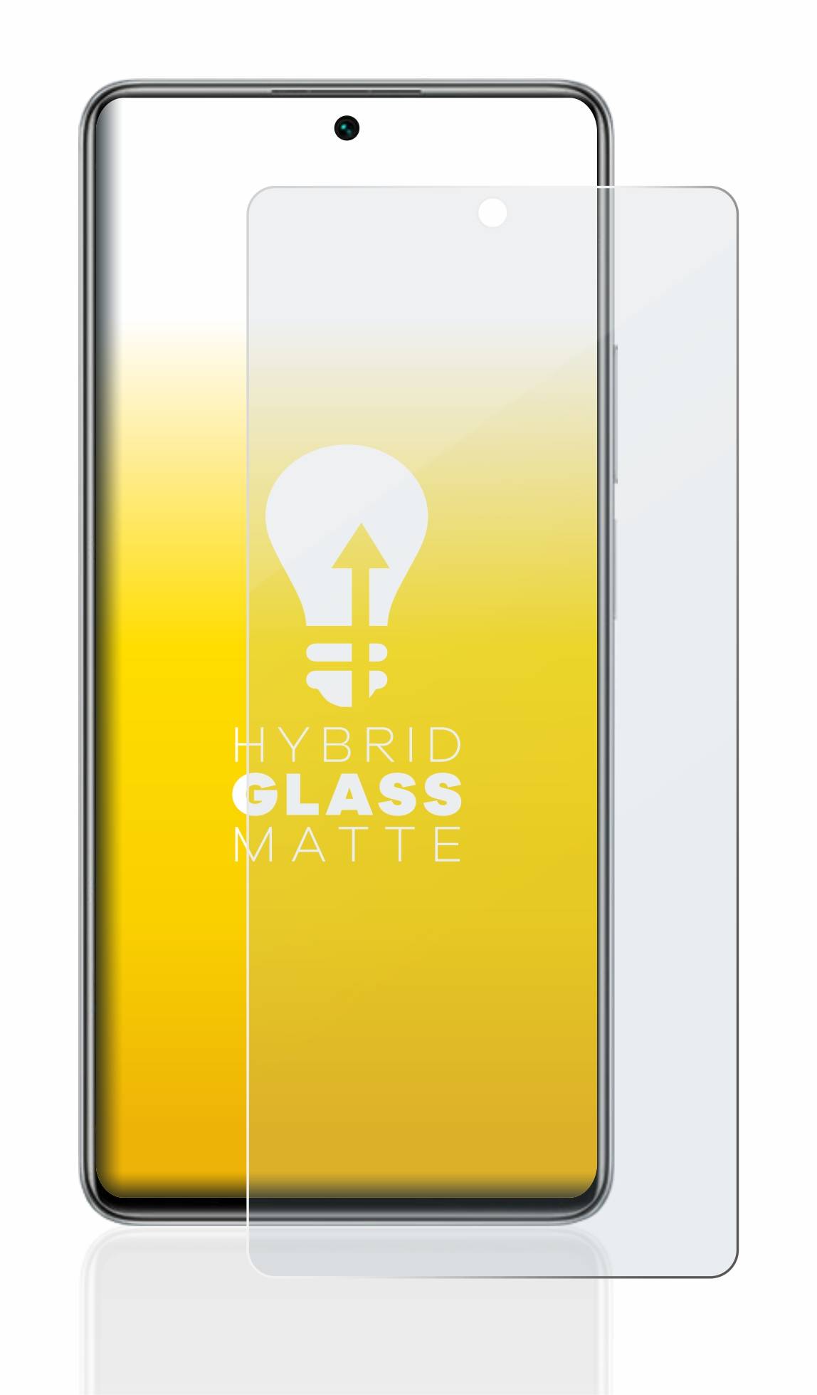 upscreen Hybrid Glas Matt Panzer-Folie für Xiaomi 11T