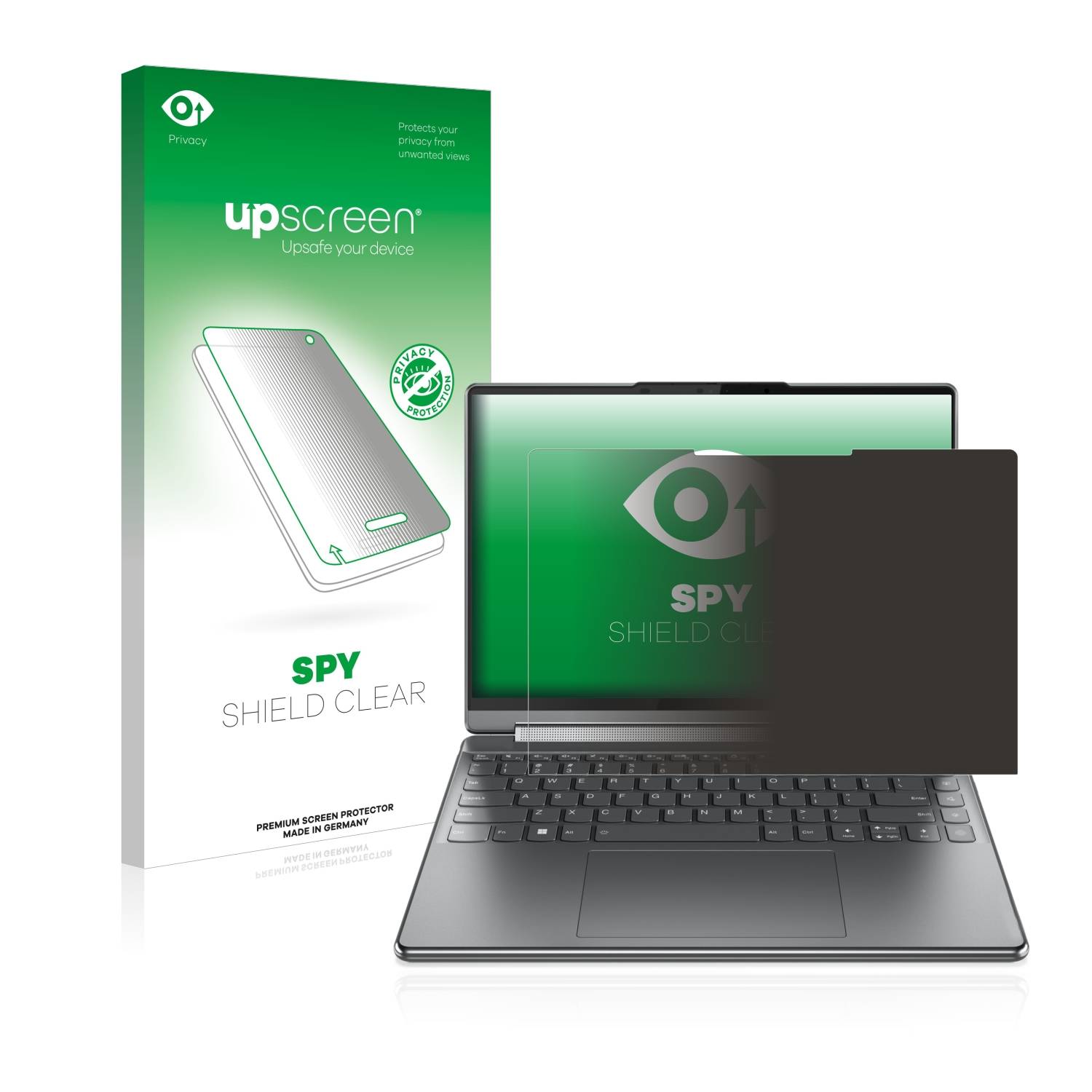 upscreen Spy Shield Sichtschutz-Folie für Lenovo Yoga 9i Gen 7 14 16:10