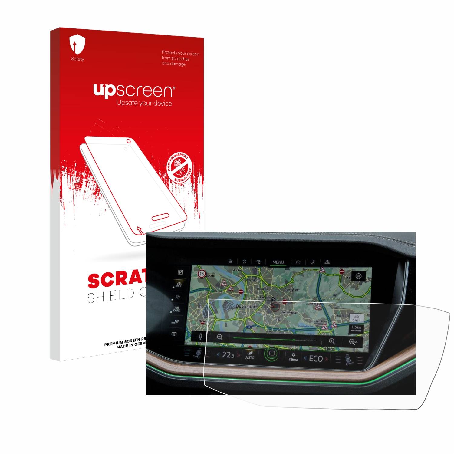 upscreen Scratch Shield Schutzfolie für Volkswagen Touareg R-Line 2021 Discover Premium 15