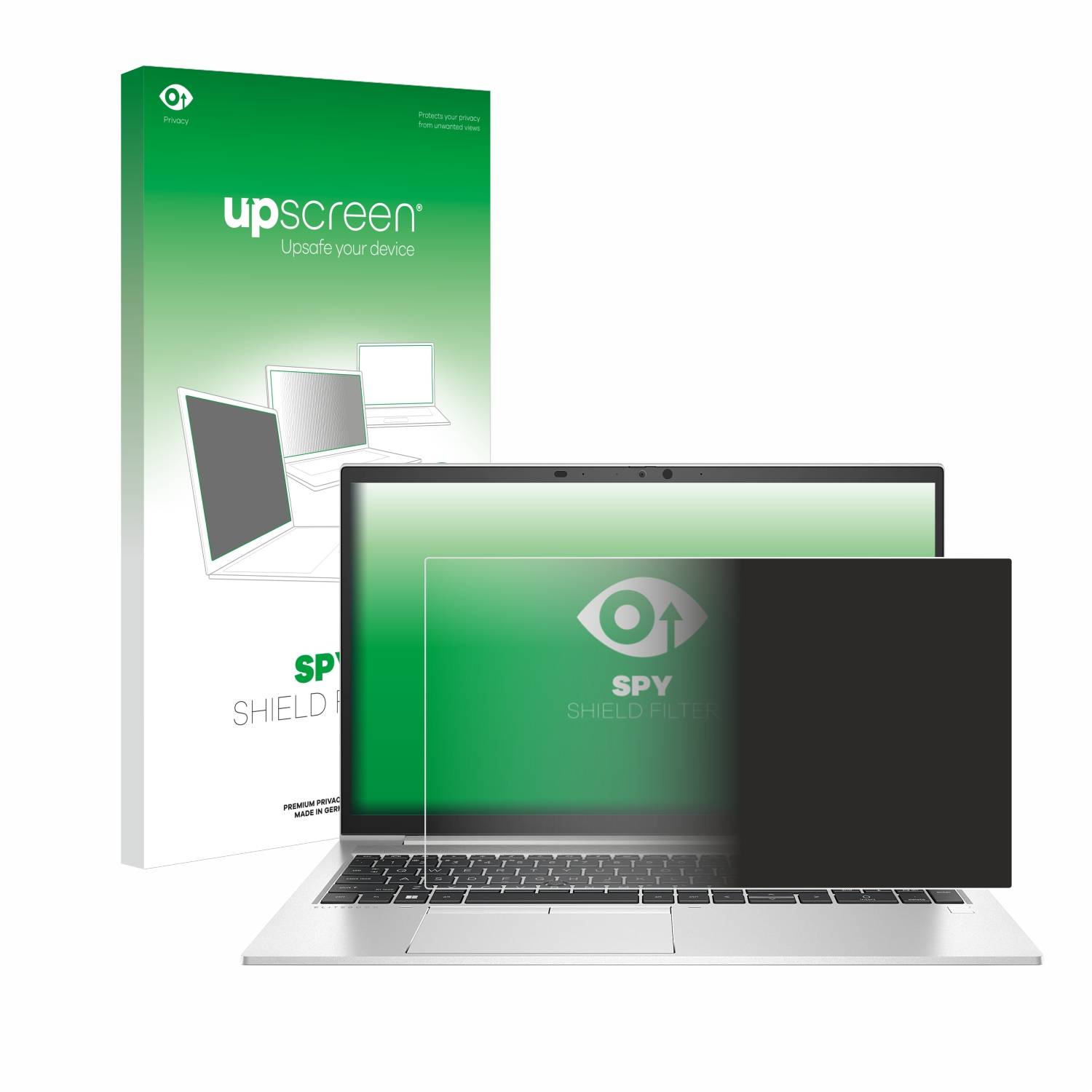 upscreen Blickschutzfilter für HP EliteBook 850 G8 Blaulichtfilter Sichtschutz Privacy Anti Spy abnehmbar