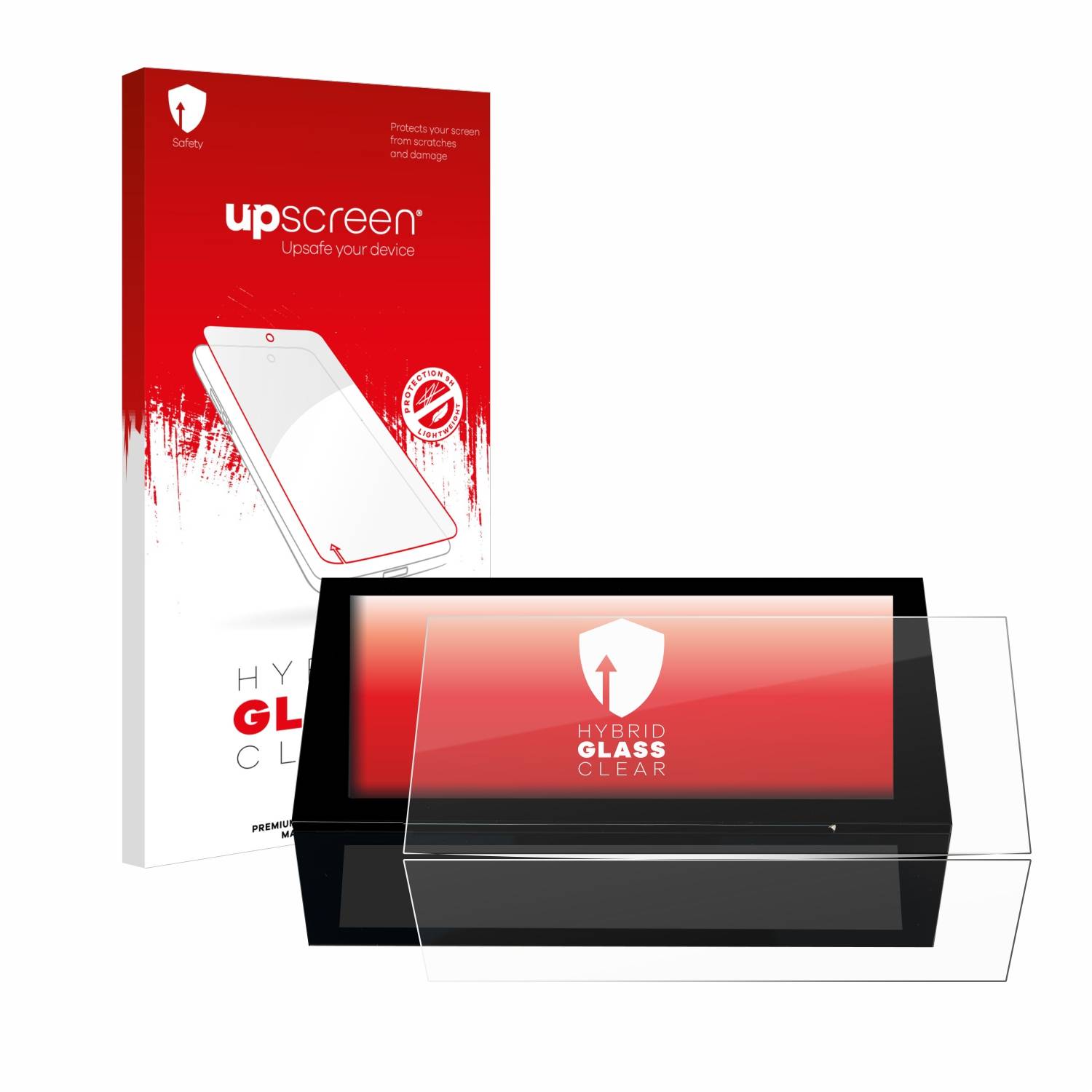 upscreen Hybrid Glas Schutz-Folie für Peugeot 308 2022 Infotainment System 10