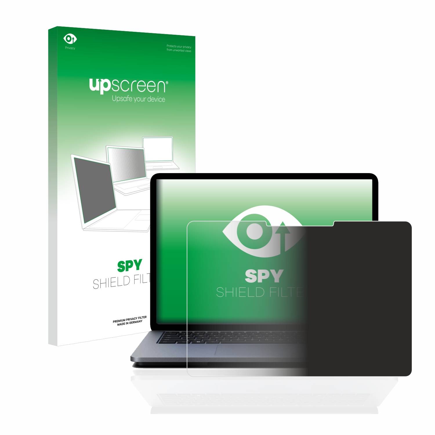 upscreen Blickschutzfilter für Microsoft Surface Laptop Studio Blaulichtfilter Sichtschutz Privacy Anti Spy abnehmbar