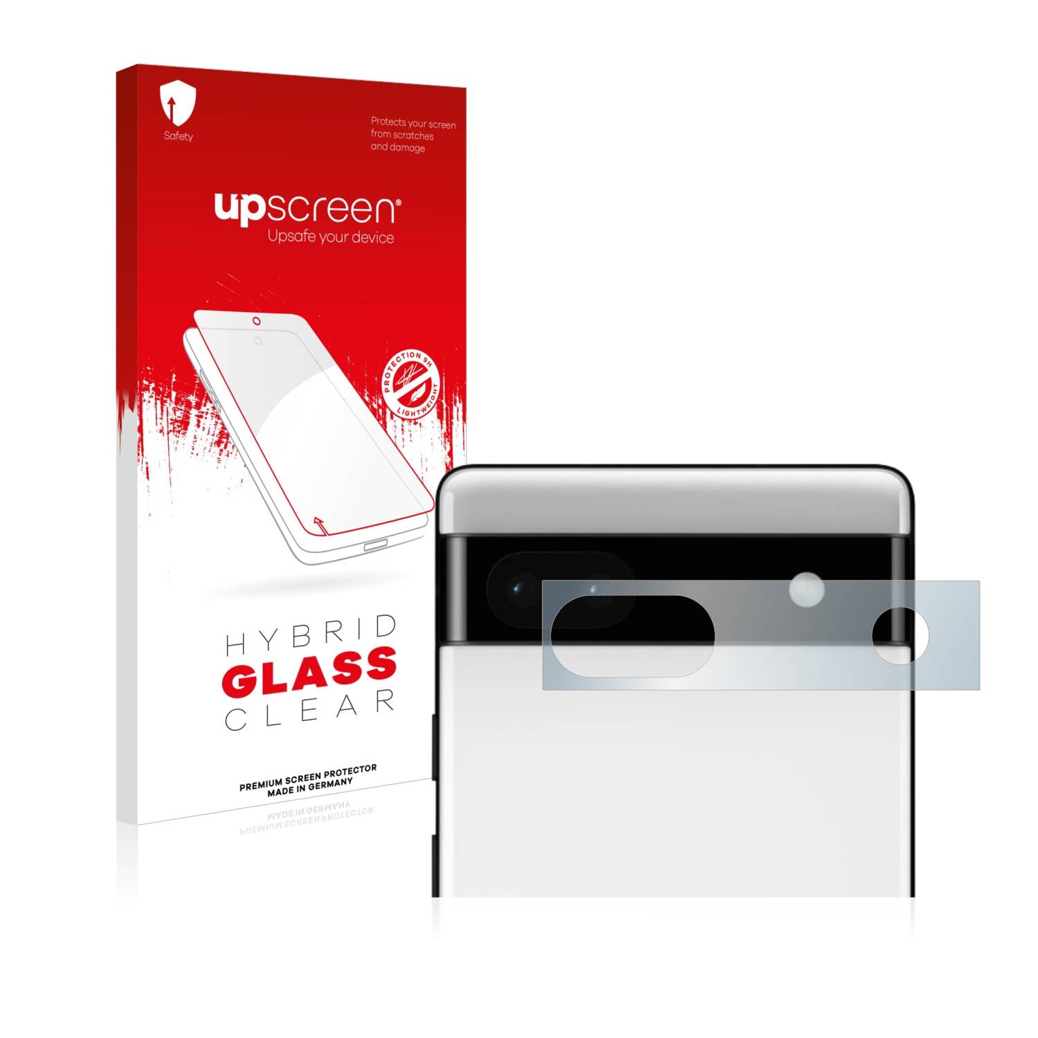 upscreen Hybrid Glas Schutz-Folie für Google Pixel 6a (NUR Kameraschutz)