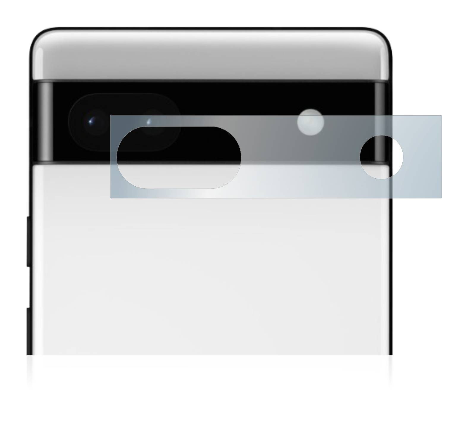 upscreen Hybrid Glas Schutz-Folie für Google Pixel 6a (NUR Kameraschutz)