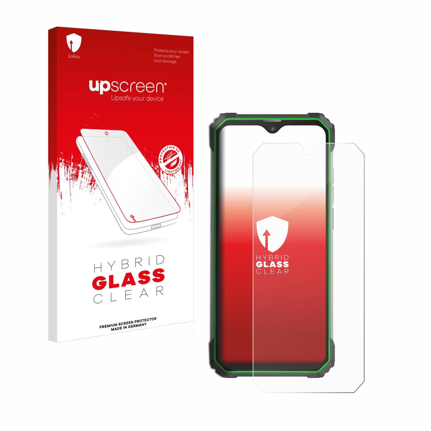 upscreen Flexible Schutz Glas Folie für Blackview BL8800 PRO 5G Schutzglas 9H Hybridglas Klar