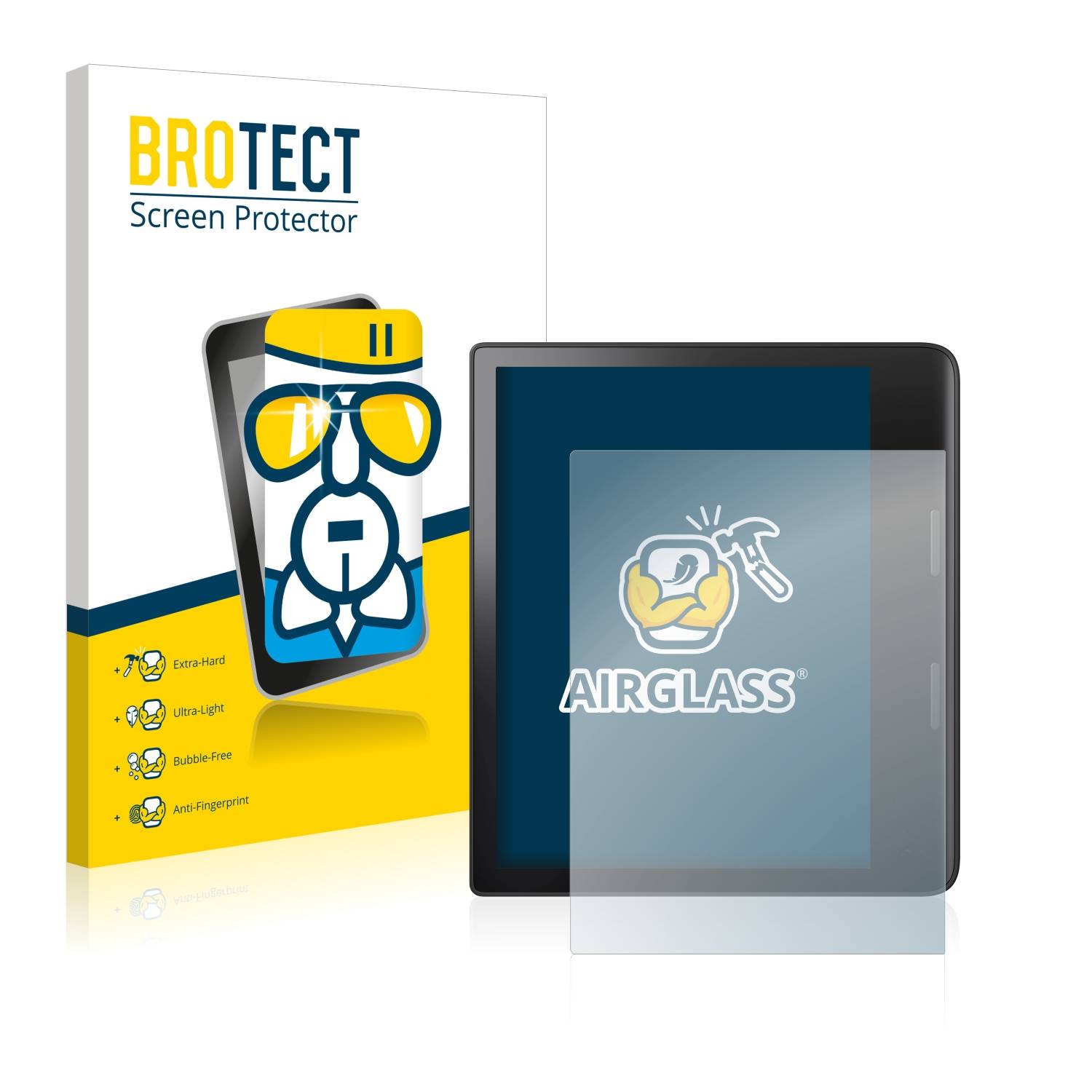 BROTECT AirGlass Flexible Schutz Glas Folie für Tolino Epos 3 Klar Transparent
