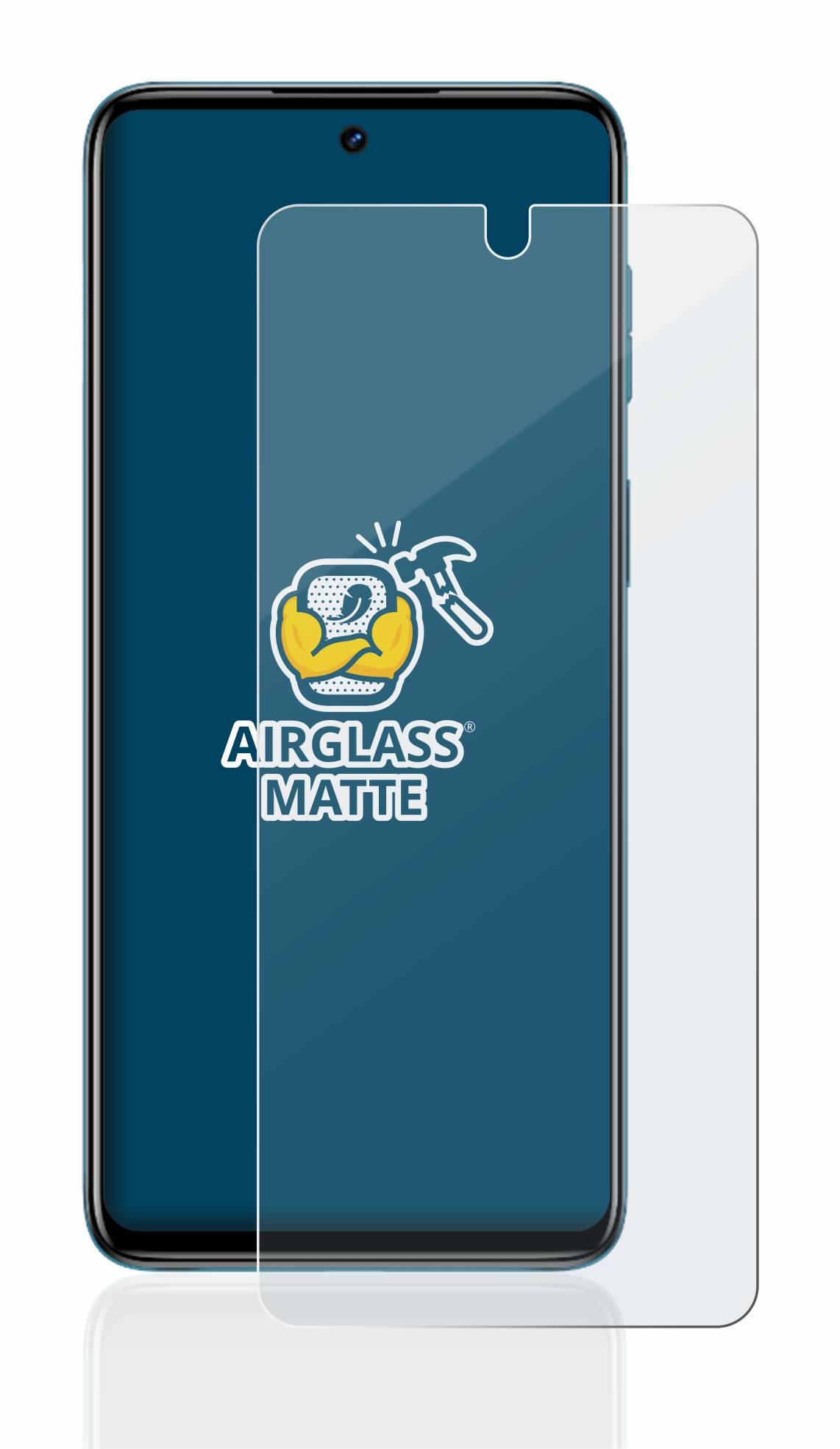 BROTECT AirGlass Matt Glas Schutz Folie für Motorola Moto G42