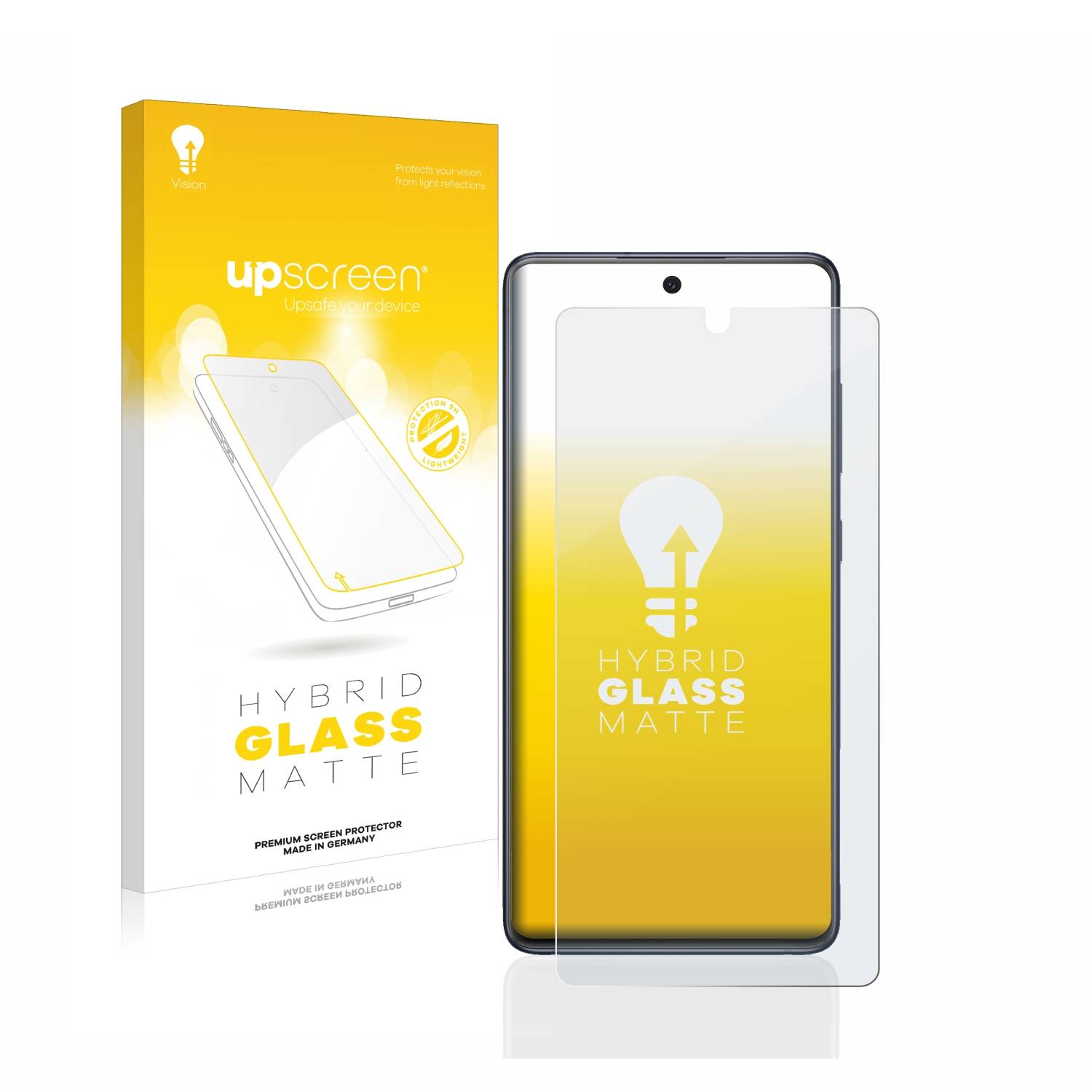 upscreen Hybrid Glas Matt Panzer-Folie für Samsung Galaxy S20 FE