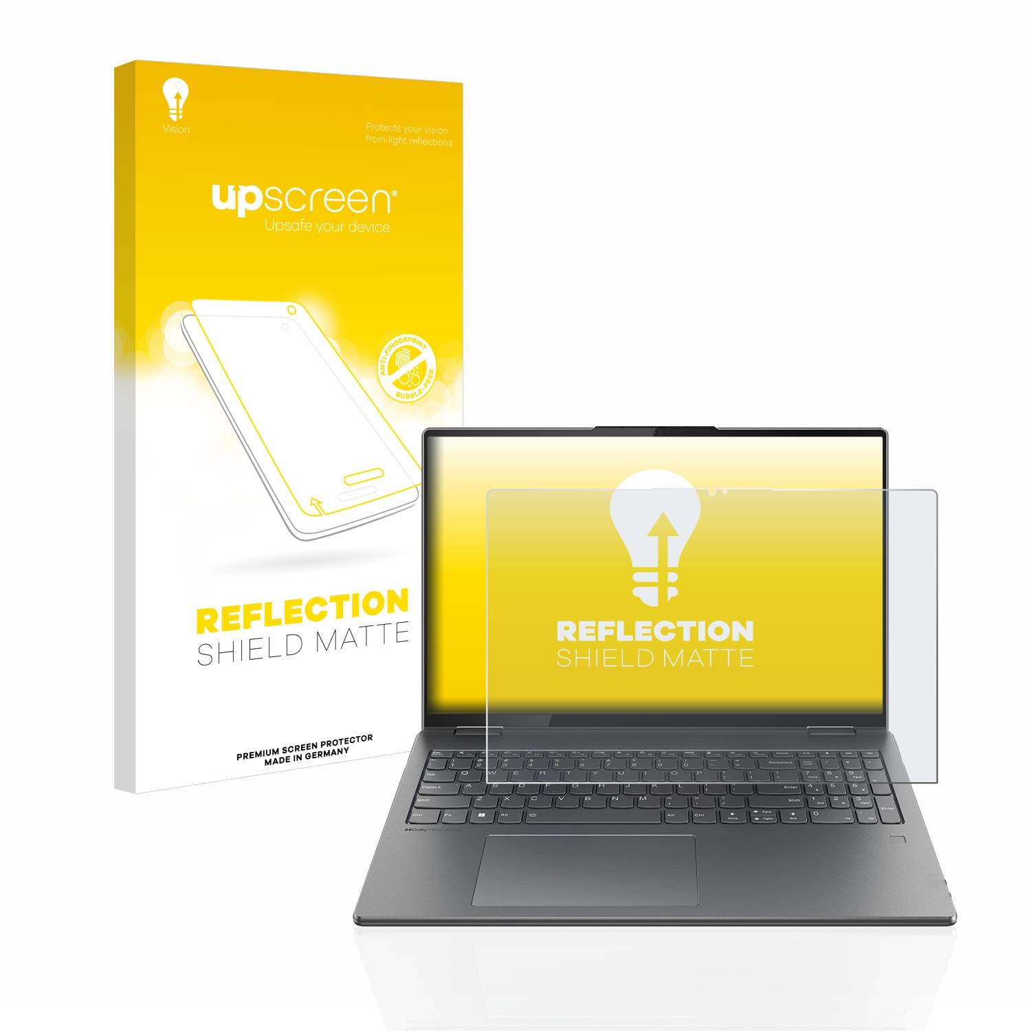 upscreen Reflection Shield Matt Schutzfolie für Lenovo Yoga 7i Gen 7 16
