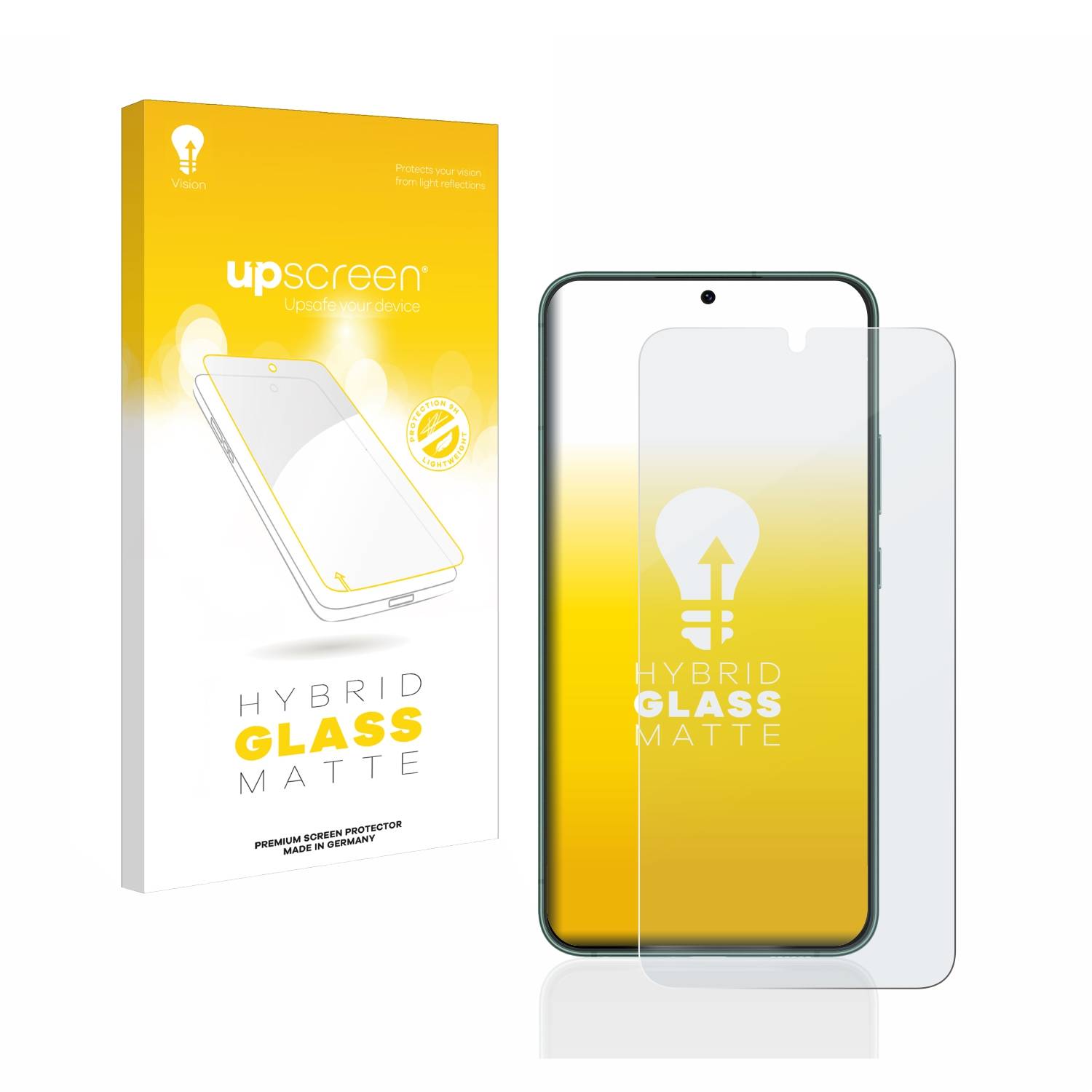 upscreen Hybrid Glas Matt Panzer-Folie für Samsung Galaxy S22 Plus 5G
