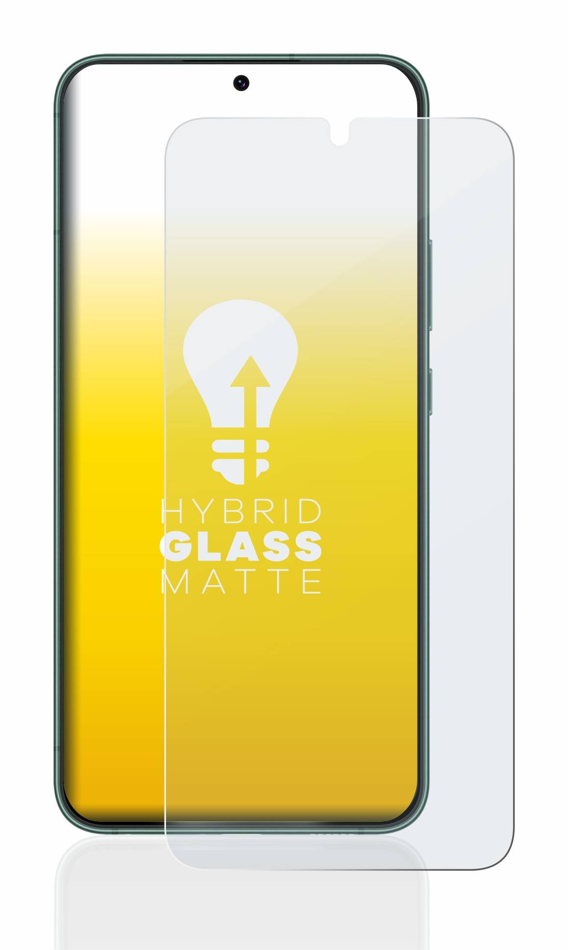 upscreen Hybrid Glas Matt Panzer-Folie für Samsung Galaxy S22 Plus 5G
