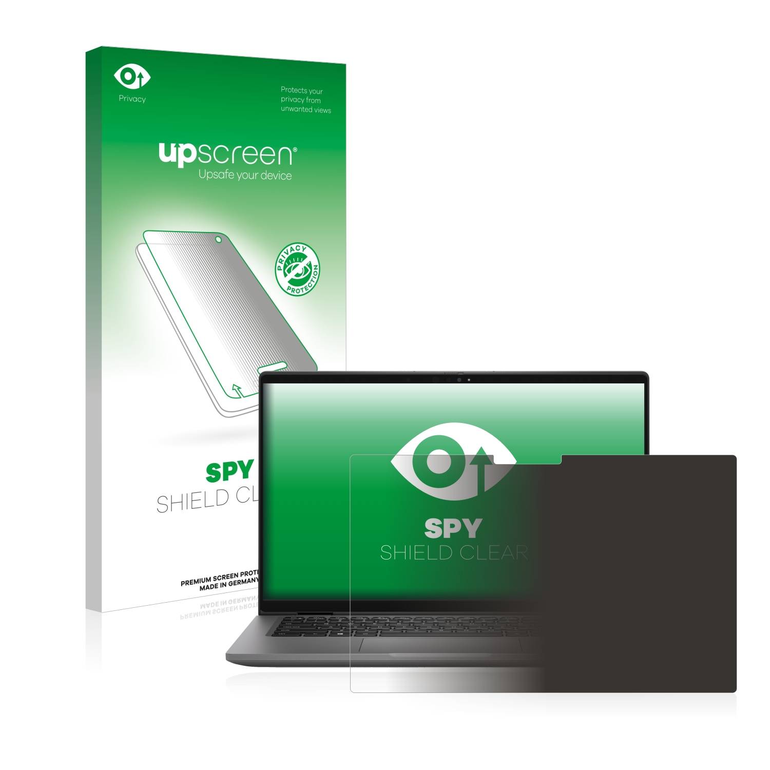 upscreen Blickschutzfolie für Dell Latitude 14 7430 2-in-1 Anti-Spy Privacy Blaulichtschutz Sichtschutzfolie