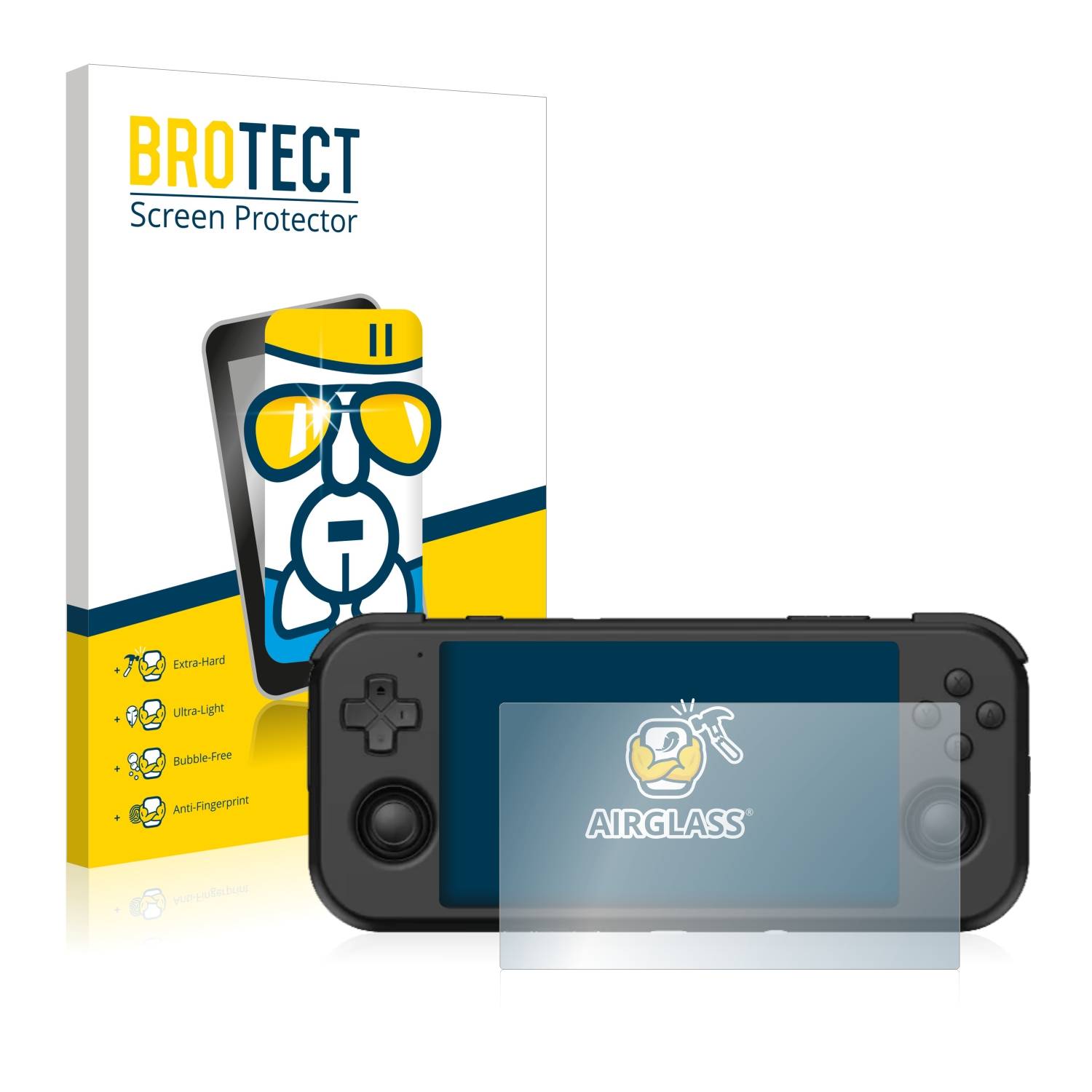 BROTECT AirGlass Flexible Schutz Glas Folie für Retroid Pocket 3 Klar Transparent