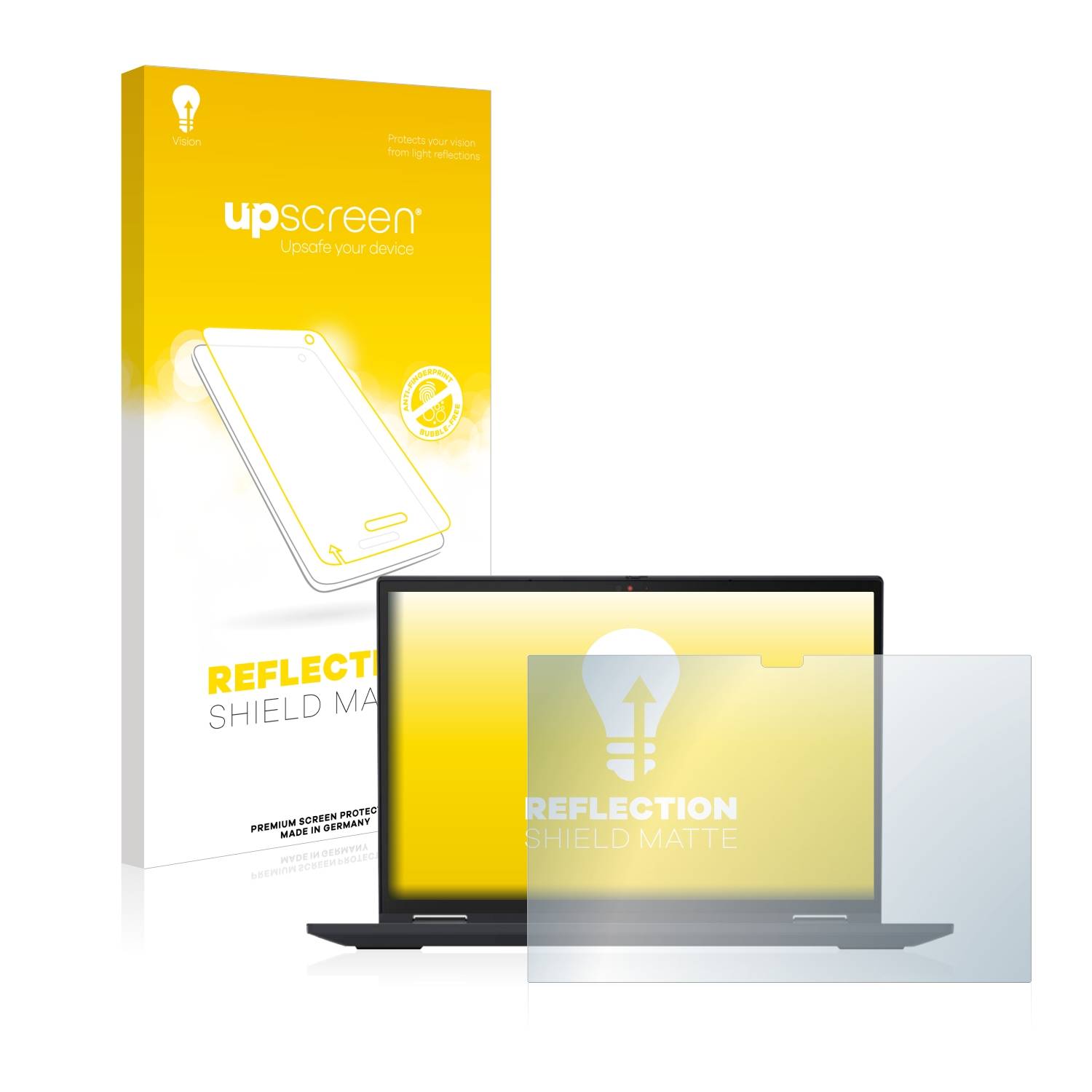 upscreen Reflection Shield Matt Schutzfolie für Lenovo ThinkPad X13 Yoga Gen 3