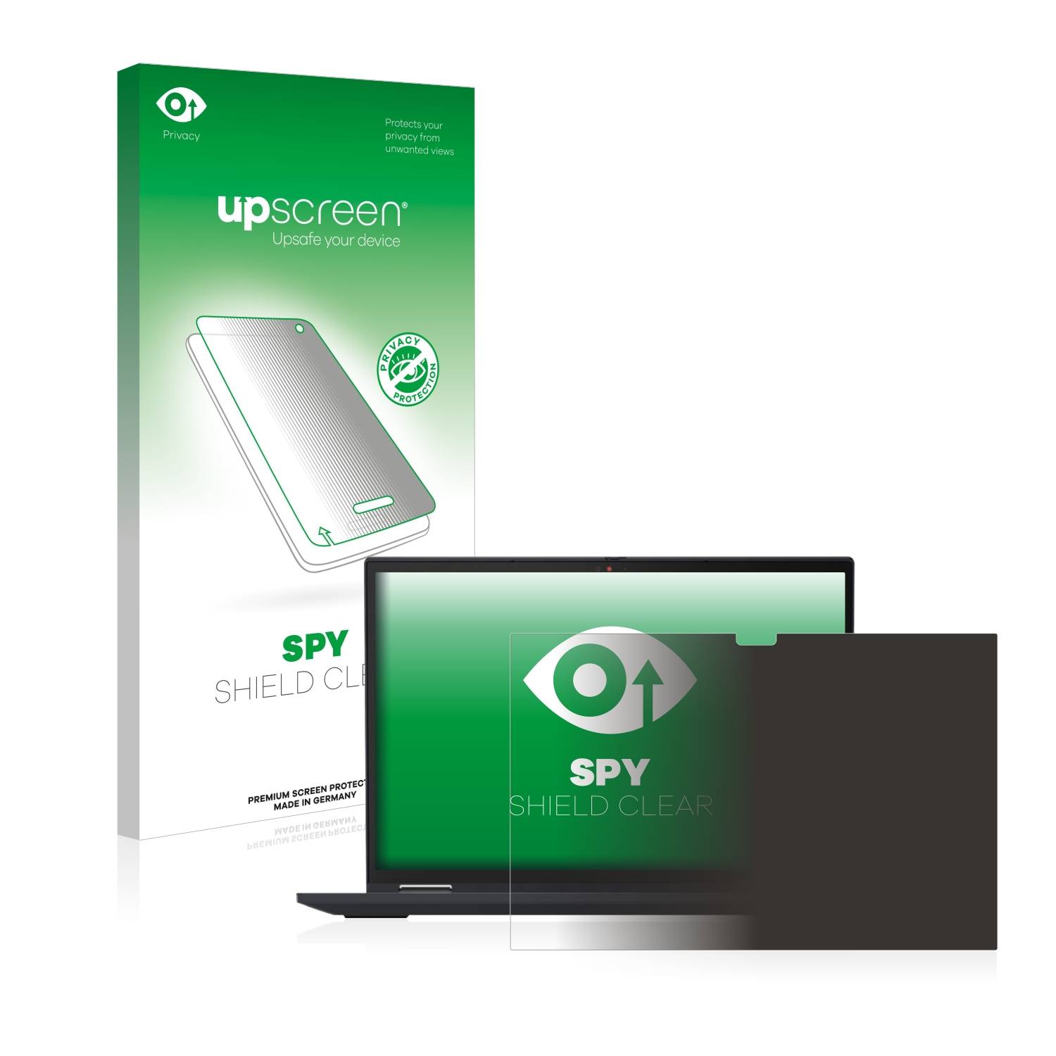 upscreen Spy Shield Sichtschutz-Folie für Lenovo ThinkPad X13 Yoga Gen 3
