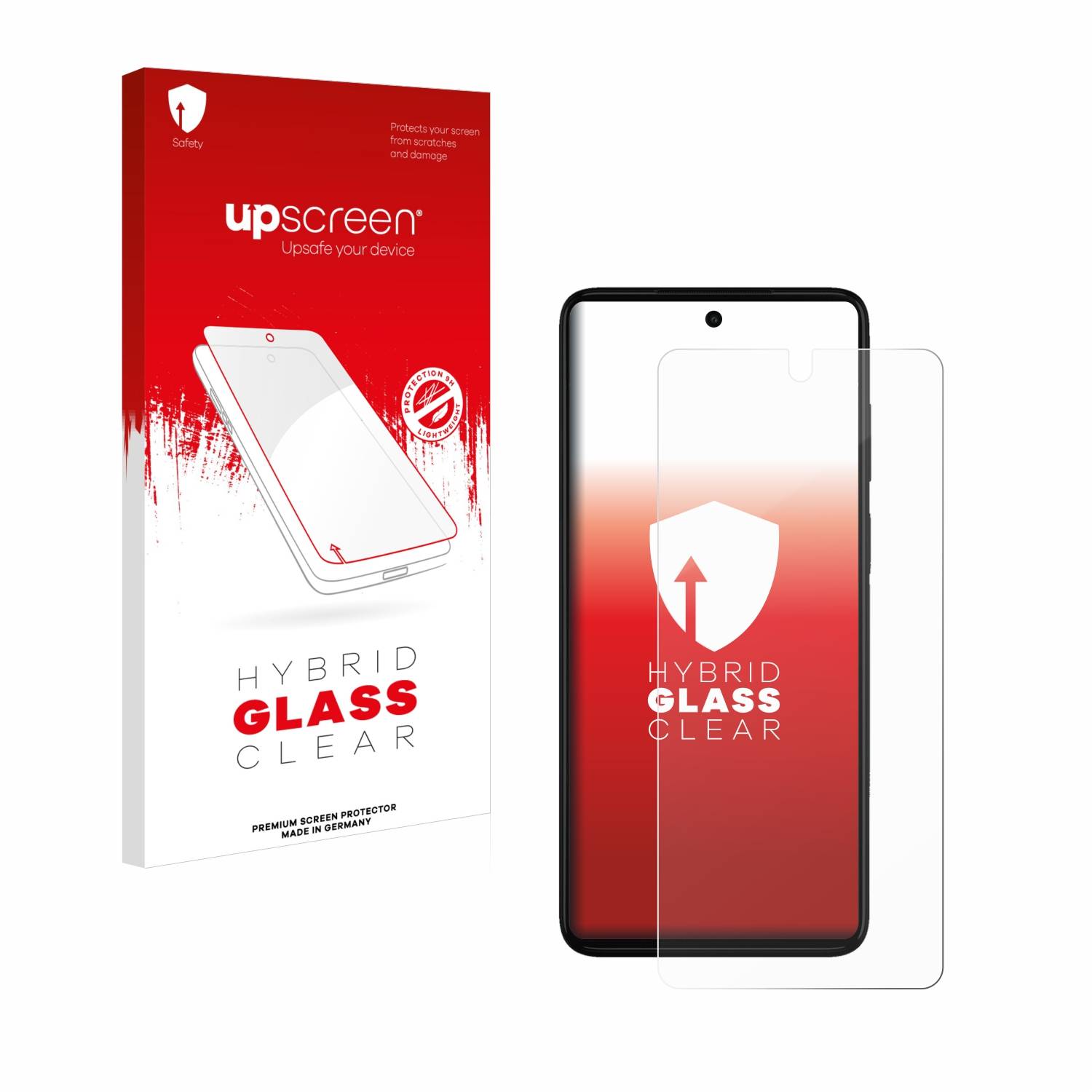 upscreen Hybrid Glas Panzer-Folie für Motorola Moto G52