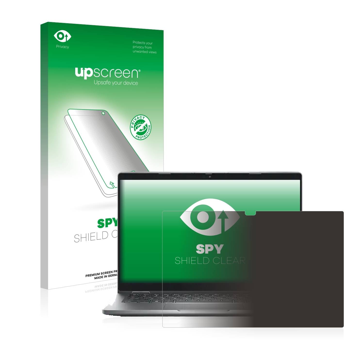 upscreen Blickschutzfolie für Dell Latitude 5330 2-in-1 Anti-Spy Privacy Blaulichtschutz Sichtschutzfolie