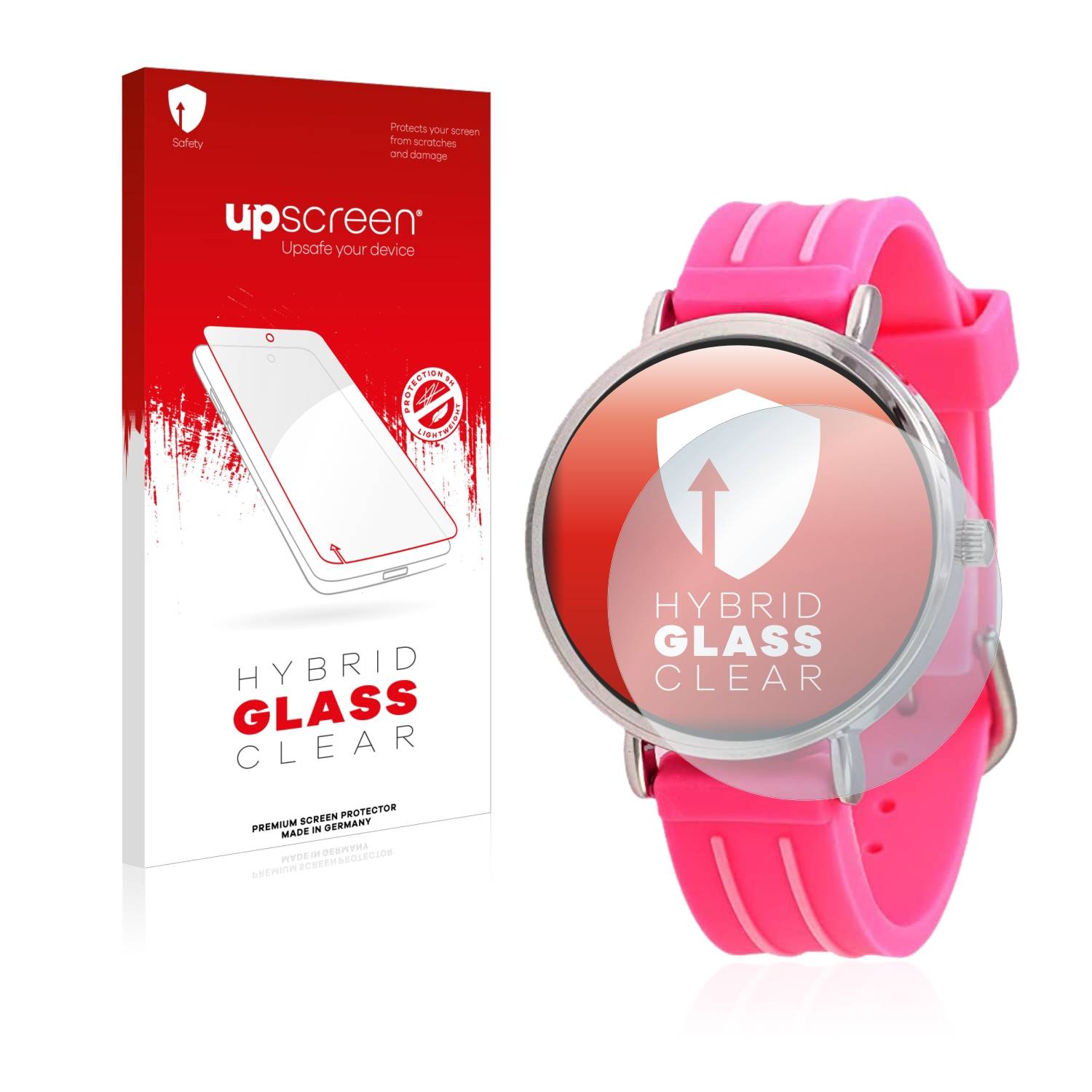 upscreen Hybrid Glas Panzer-Folie für Kiddus Children´s Learning Watch