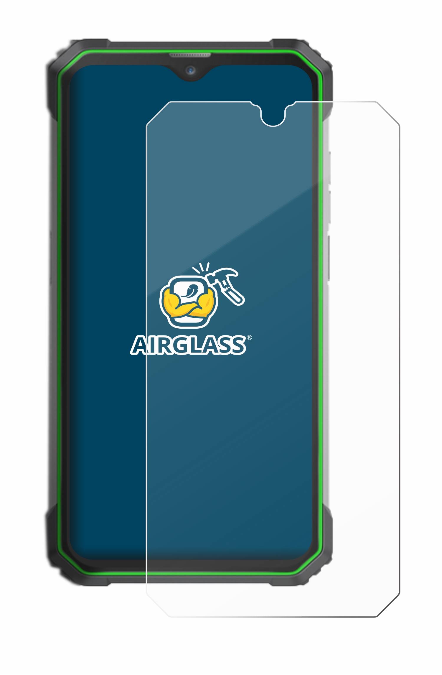 BROTECT AirGlass Flexible Schutz Glas Folie für Blackview BL8800 PRO 5G Klar Transparent
