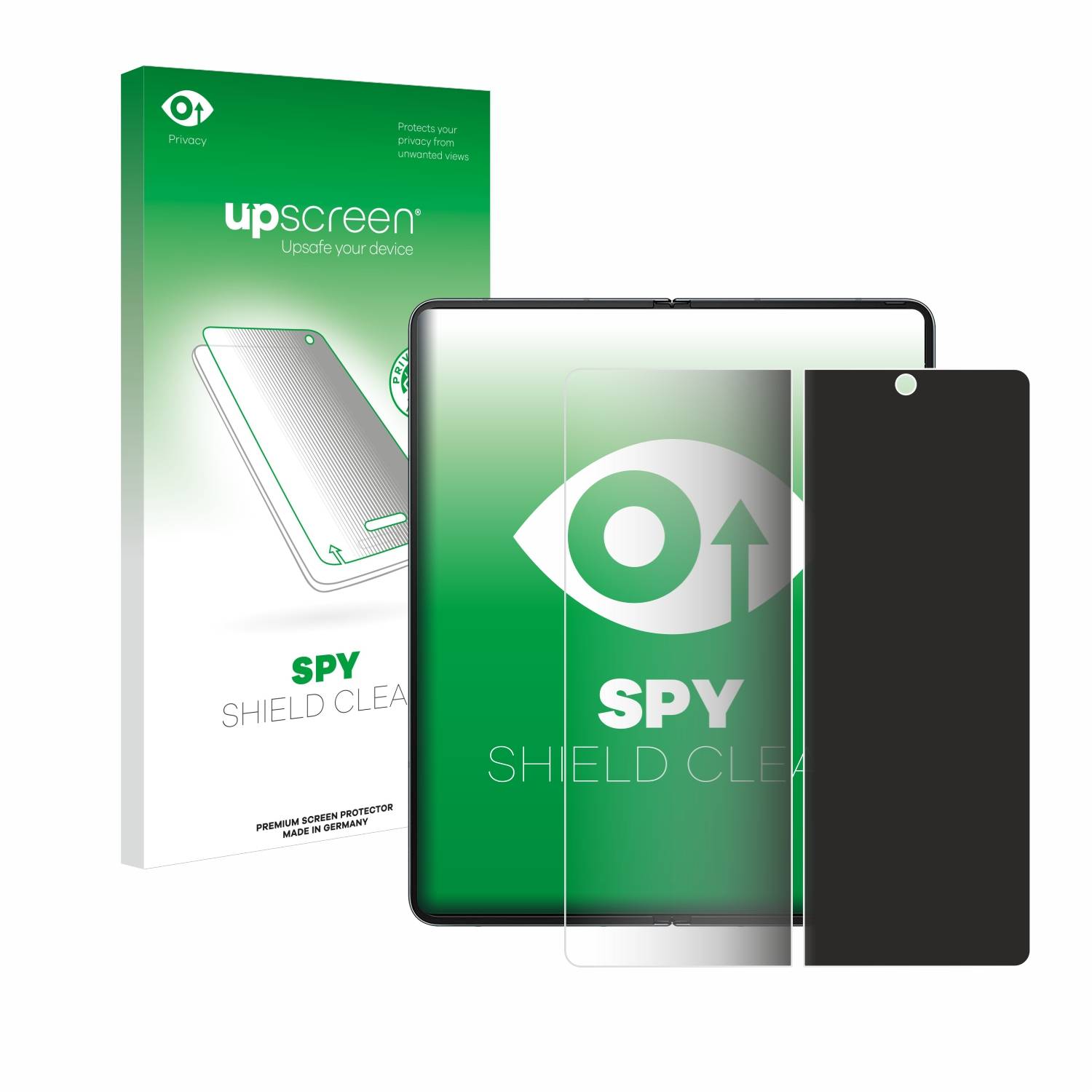 upscreen Spy Shield Sichtschutz-Folie für Samsung Galaxy Z Fold 4 (Inneres Display)