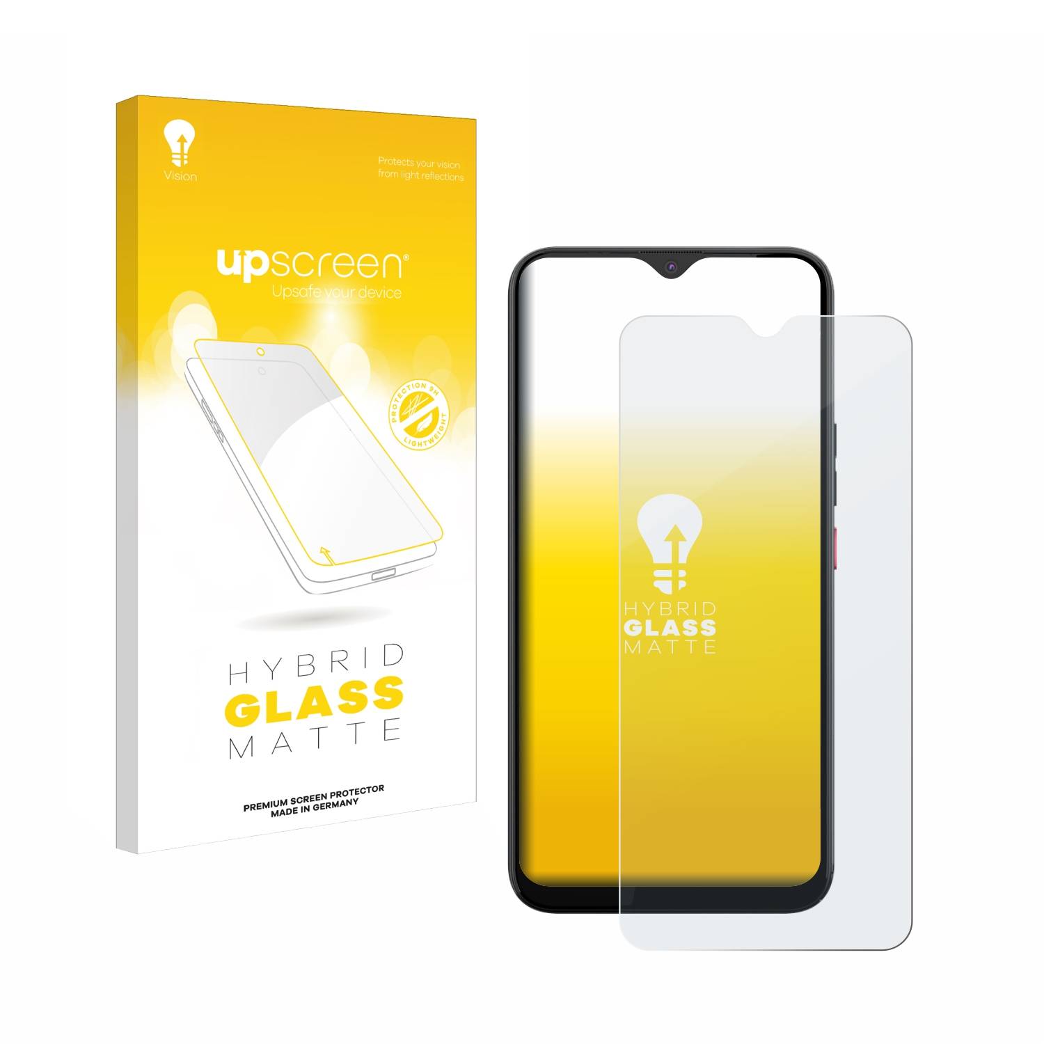upscreen Hybrid Glas Matt Schutz-Folie für Gigaset GS5